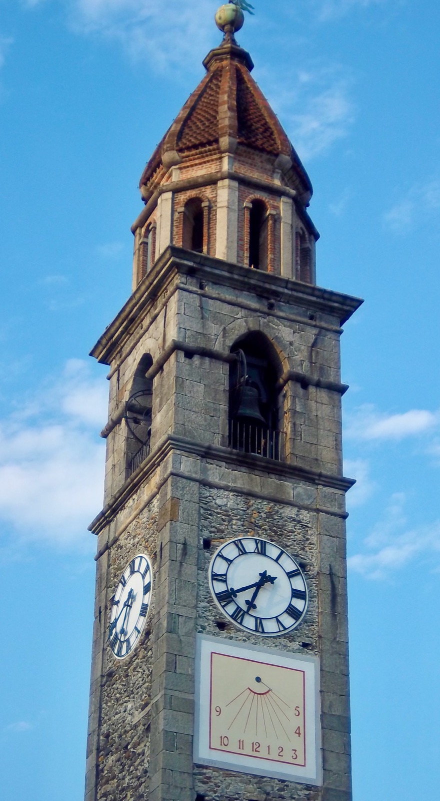 Clock in Ascona, Switzerland