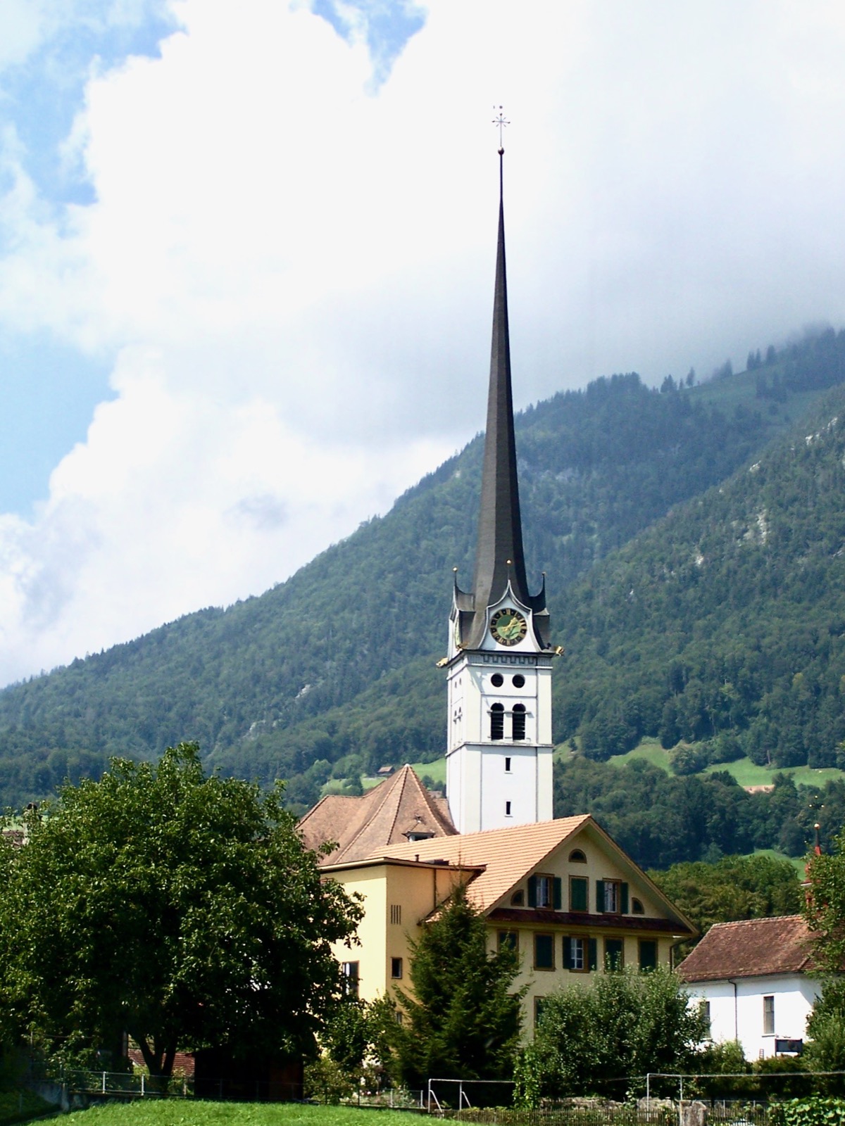 Clock in Interlaken, Switzerland