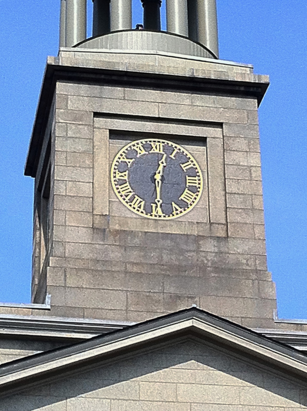 Clock in Boston, Massachusetts, USA
