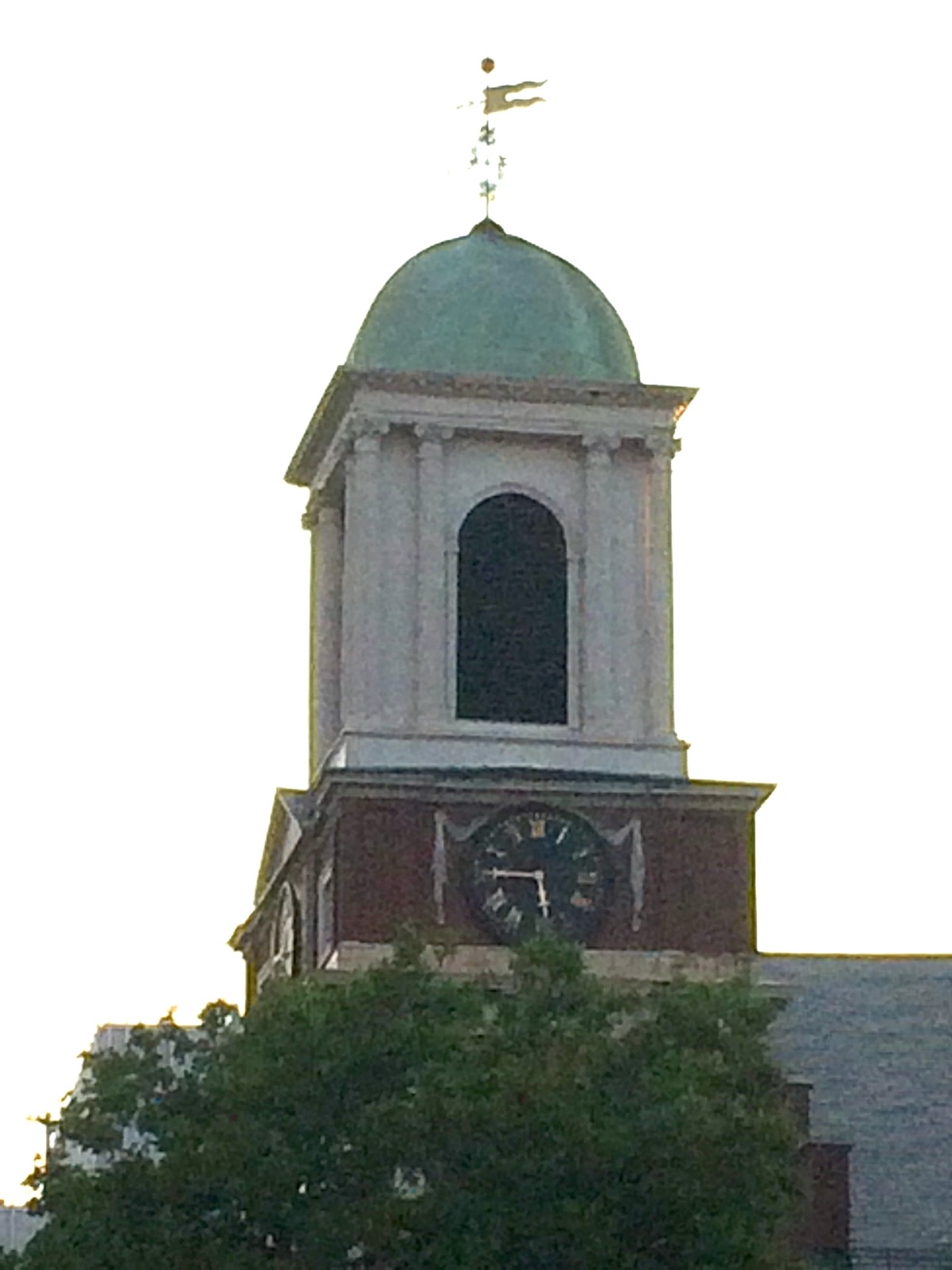 Clock in Marblehead, Massachusetts, USA