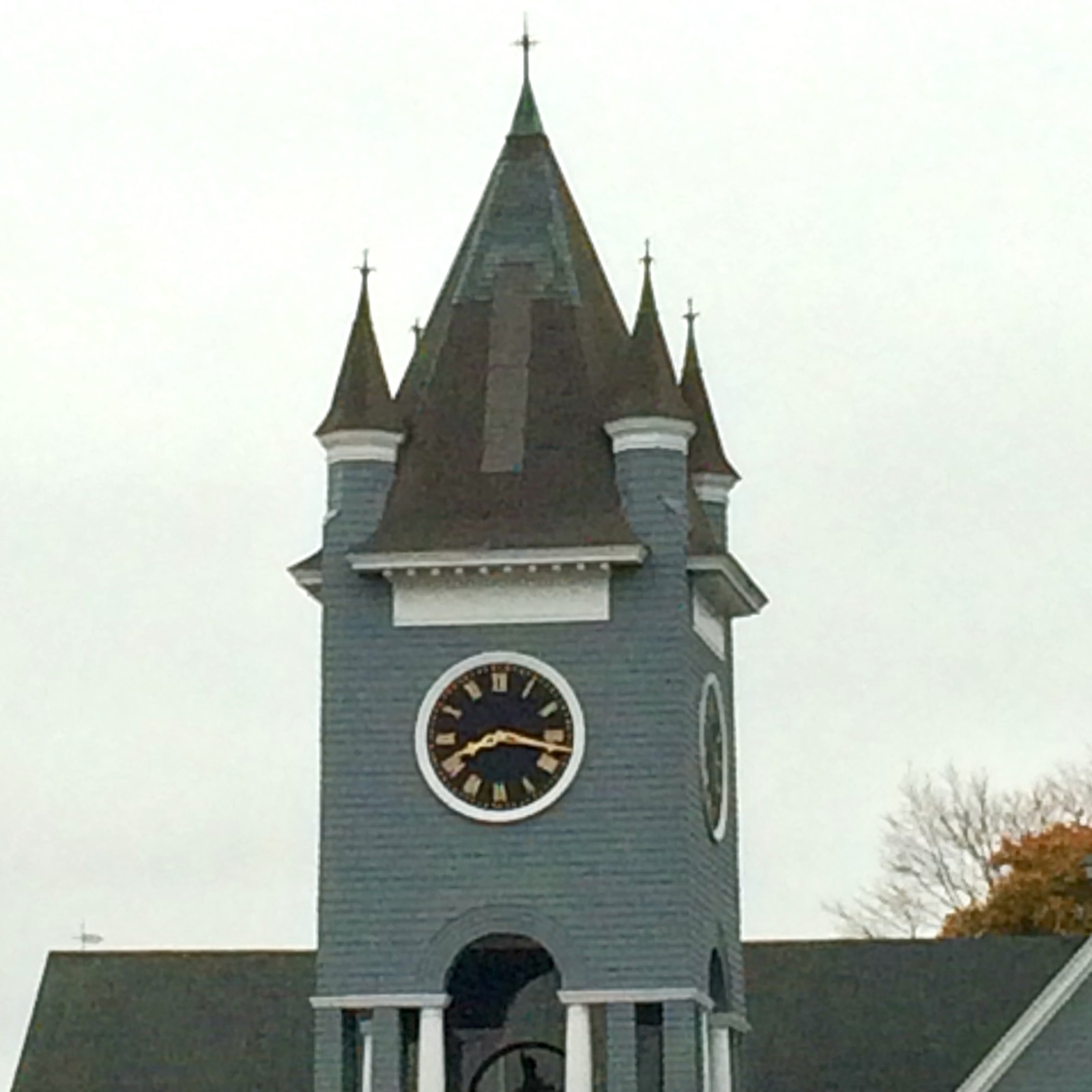 Clock in Wilton, Connecticut, USA