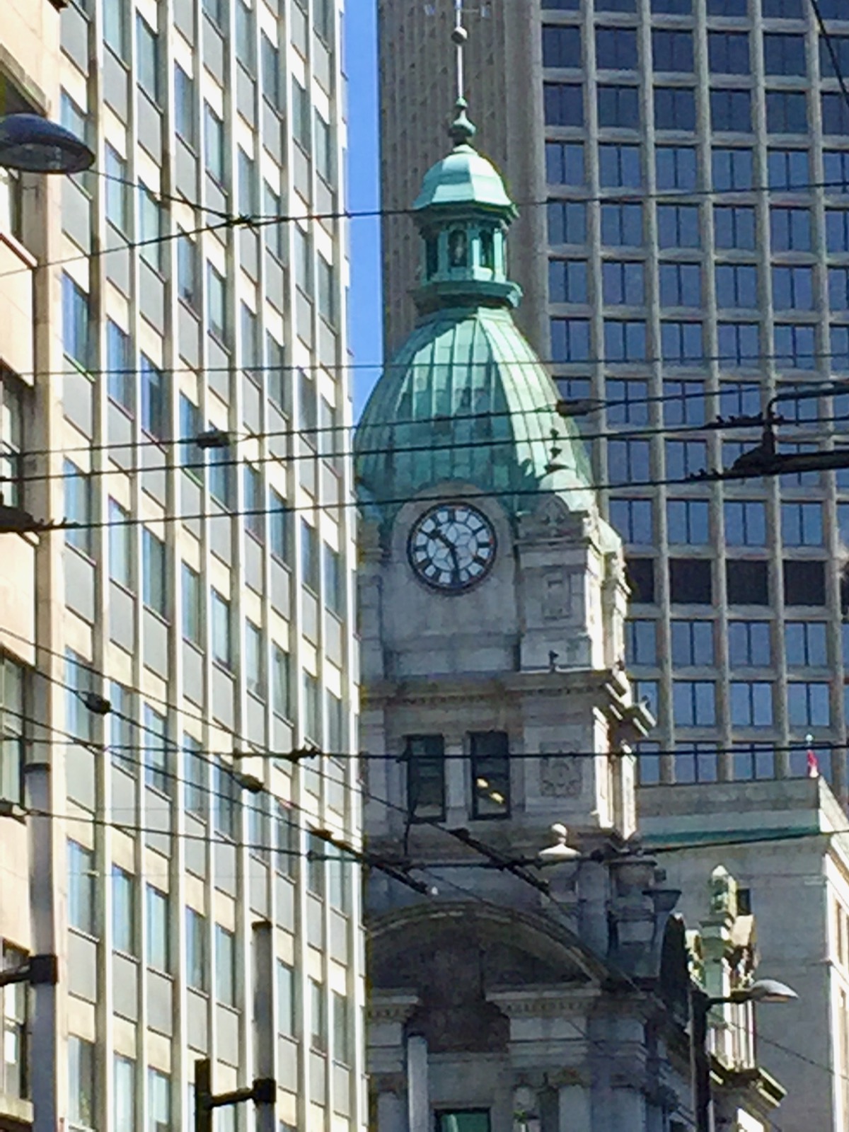 Clock in Vancouver, Canada