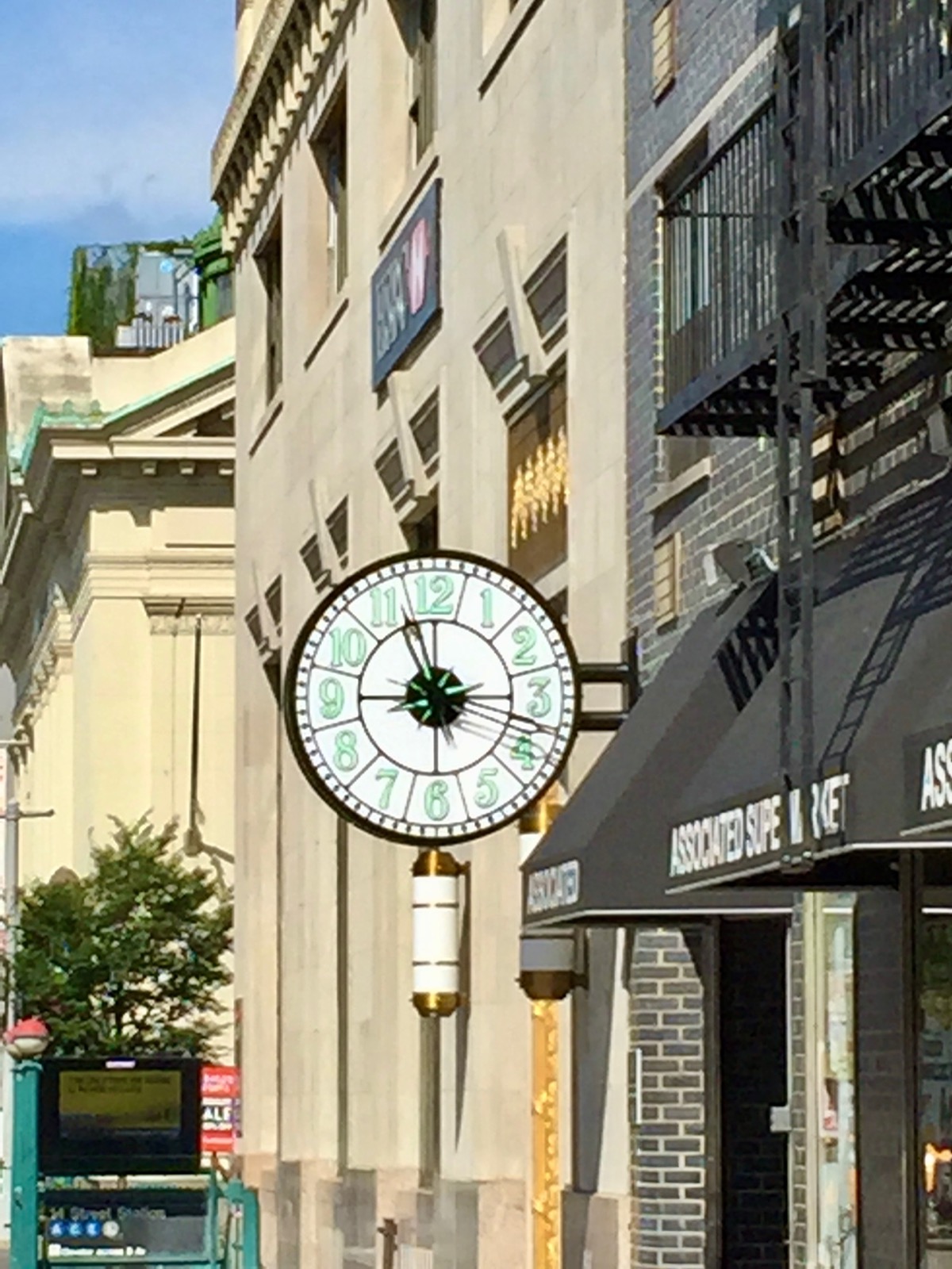 Clock in New York, New York, USA