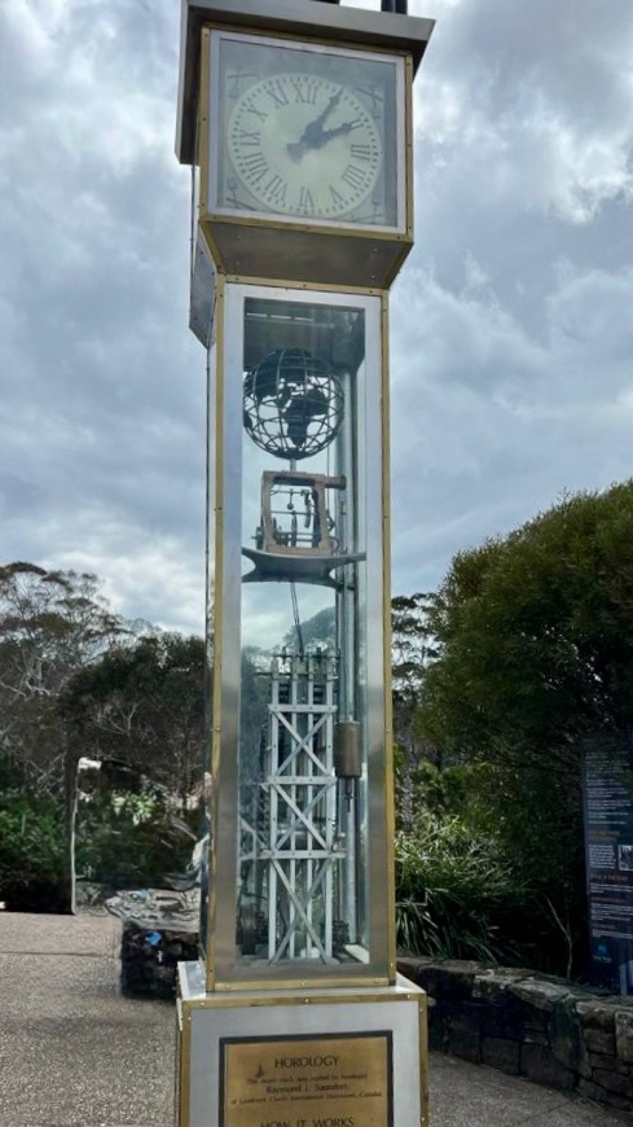 Clock in Katoomba, Australia