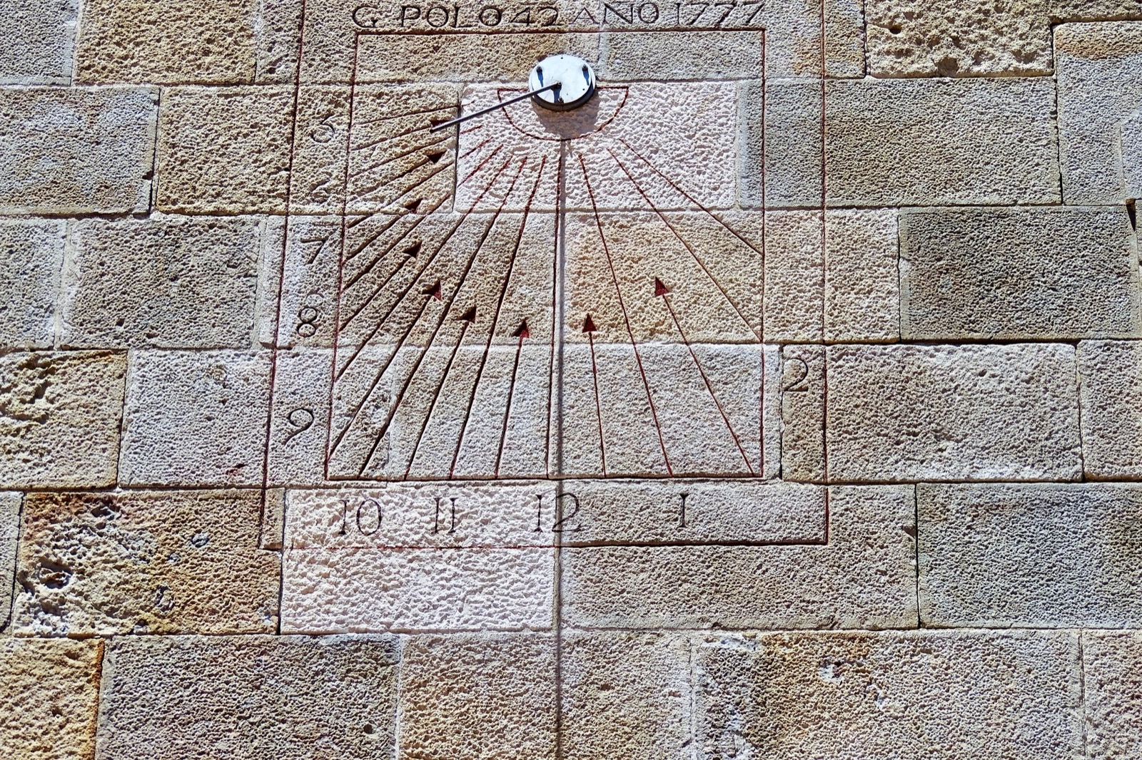 Clock in Barcelona, Spain