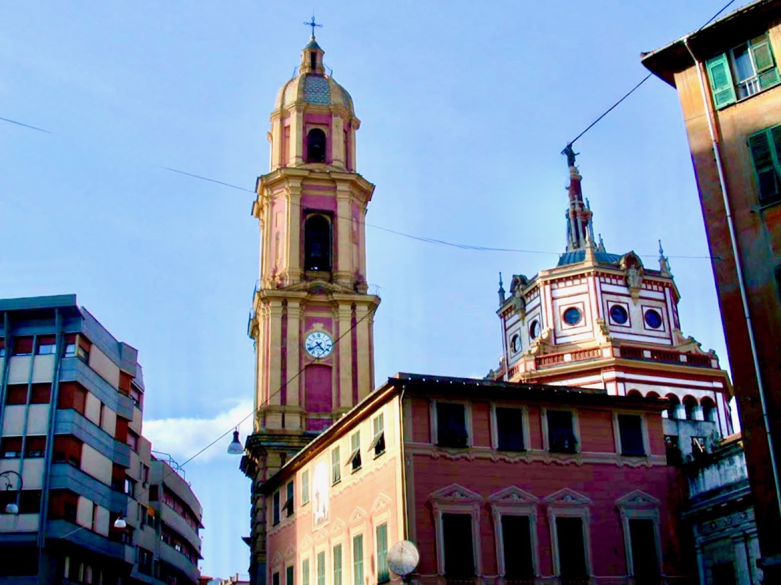Clock in Rapallo, Italy