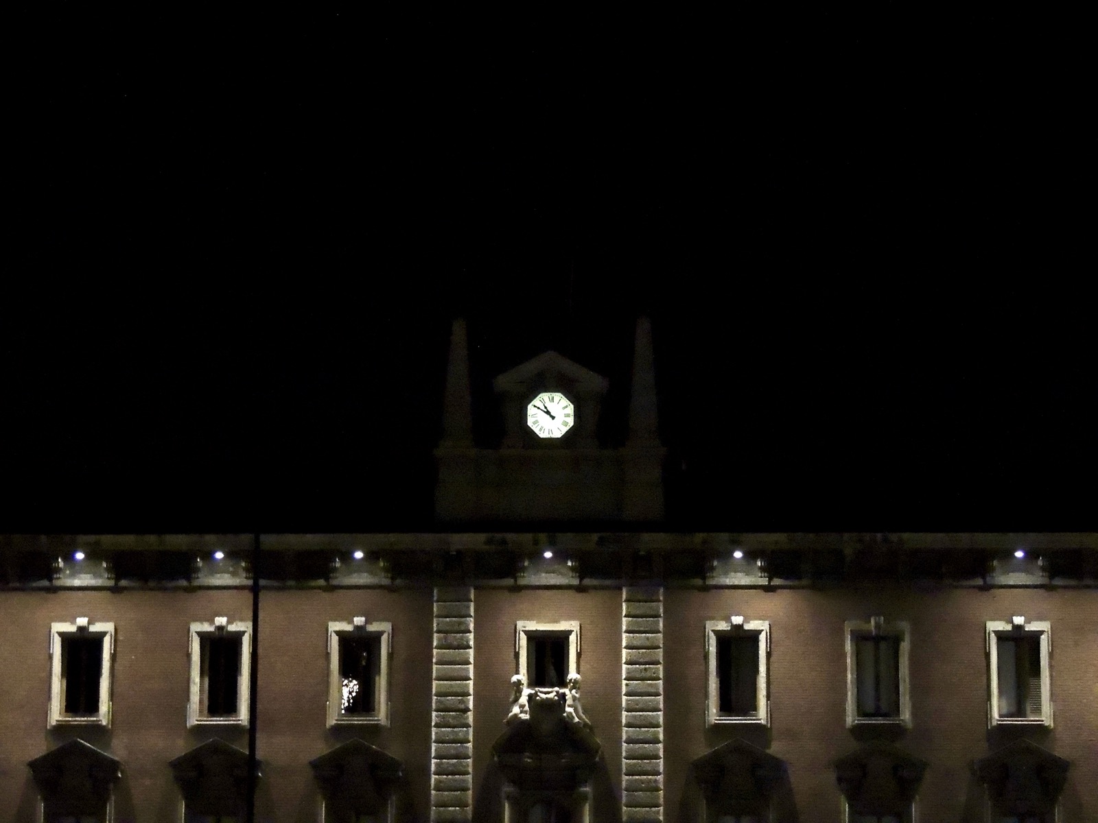 Clock in Monza, Italy