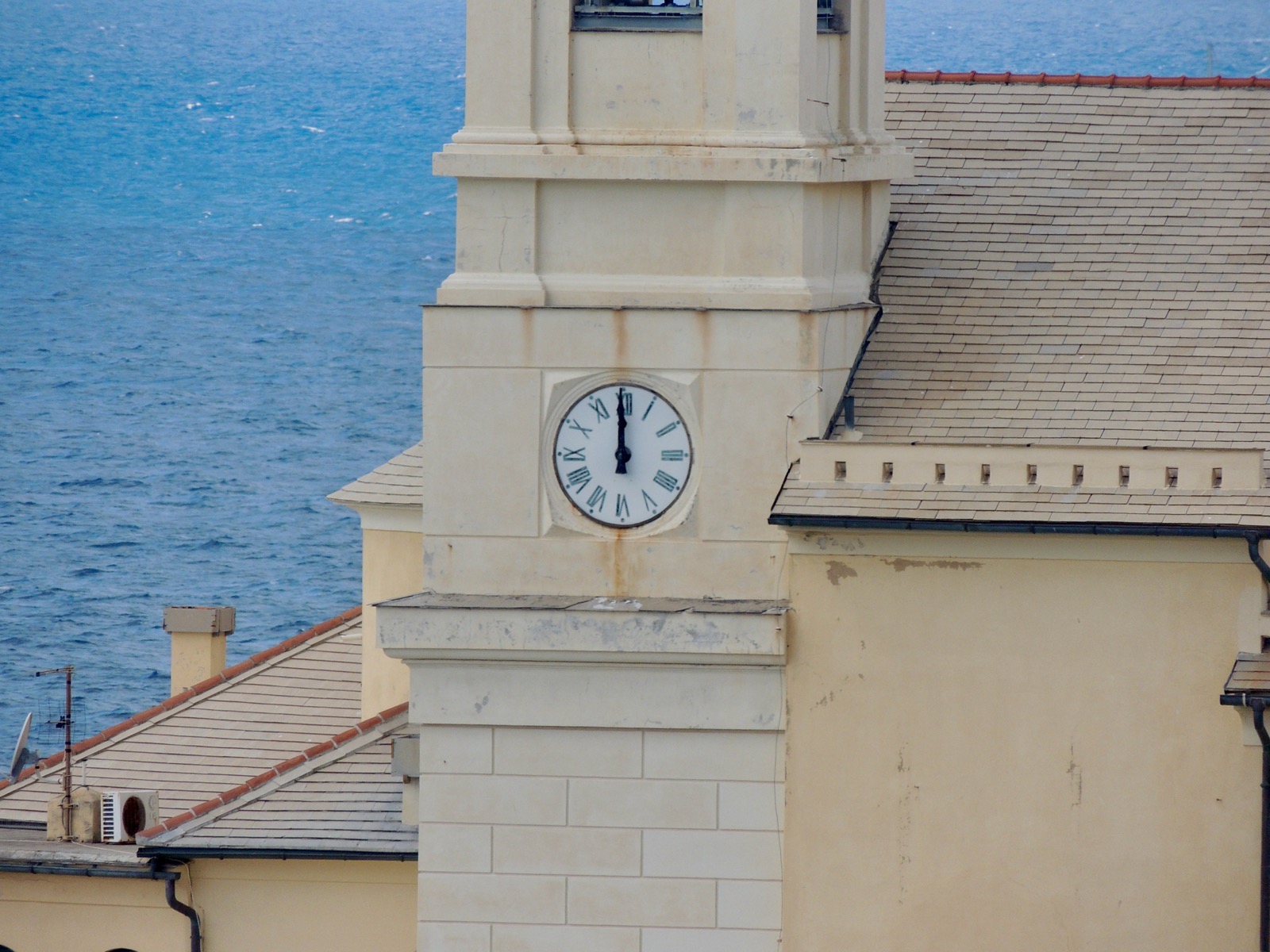 Clock in Genoa, Italy