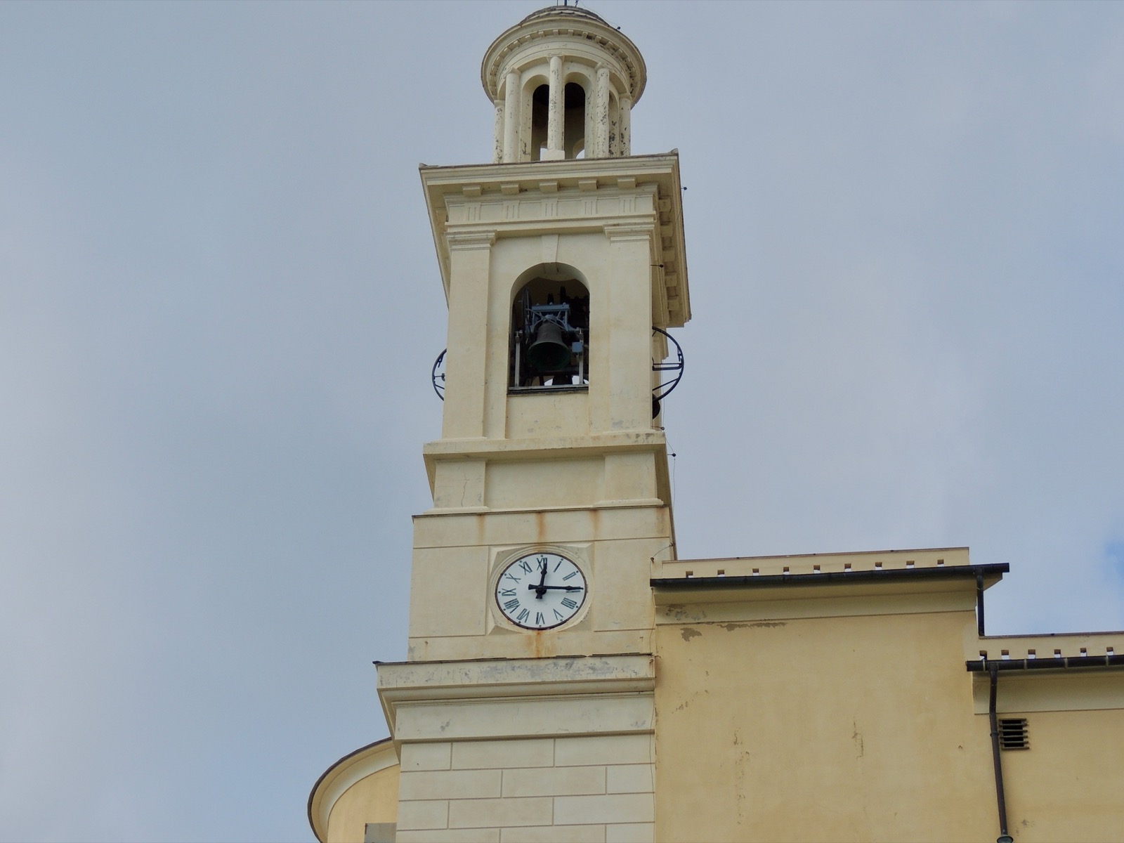Clock in Genoa, Italy