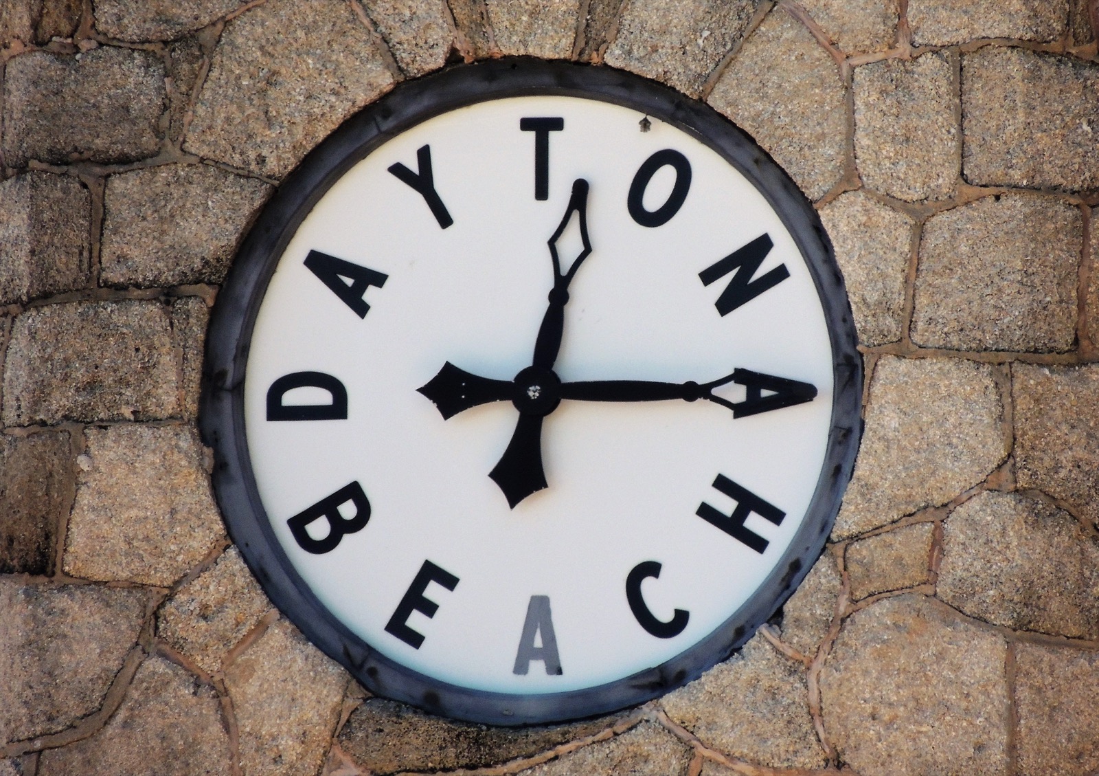 Clock in Daytona Beach, Florida, USA