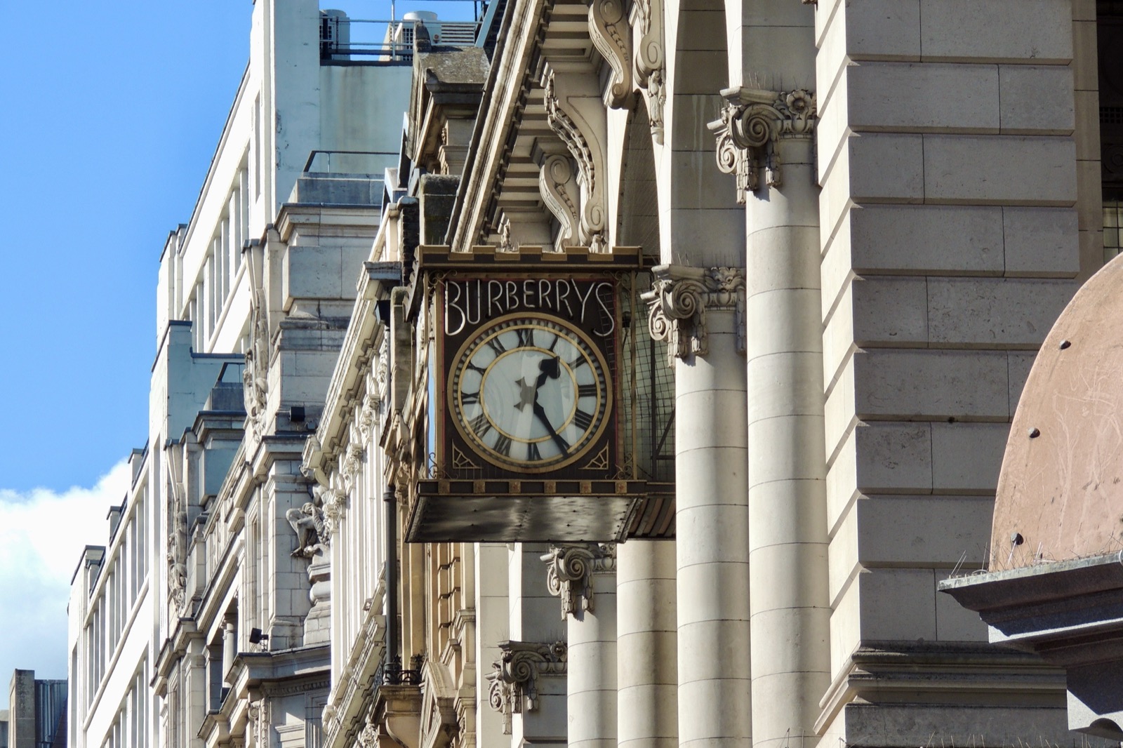 Clock in London, United Kingdom