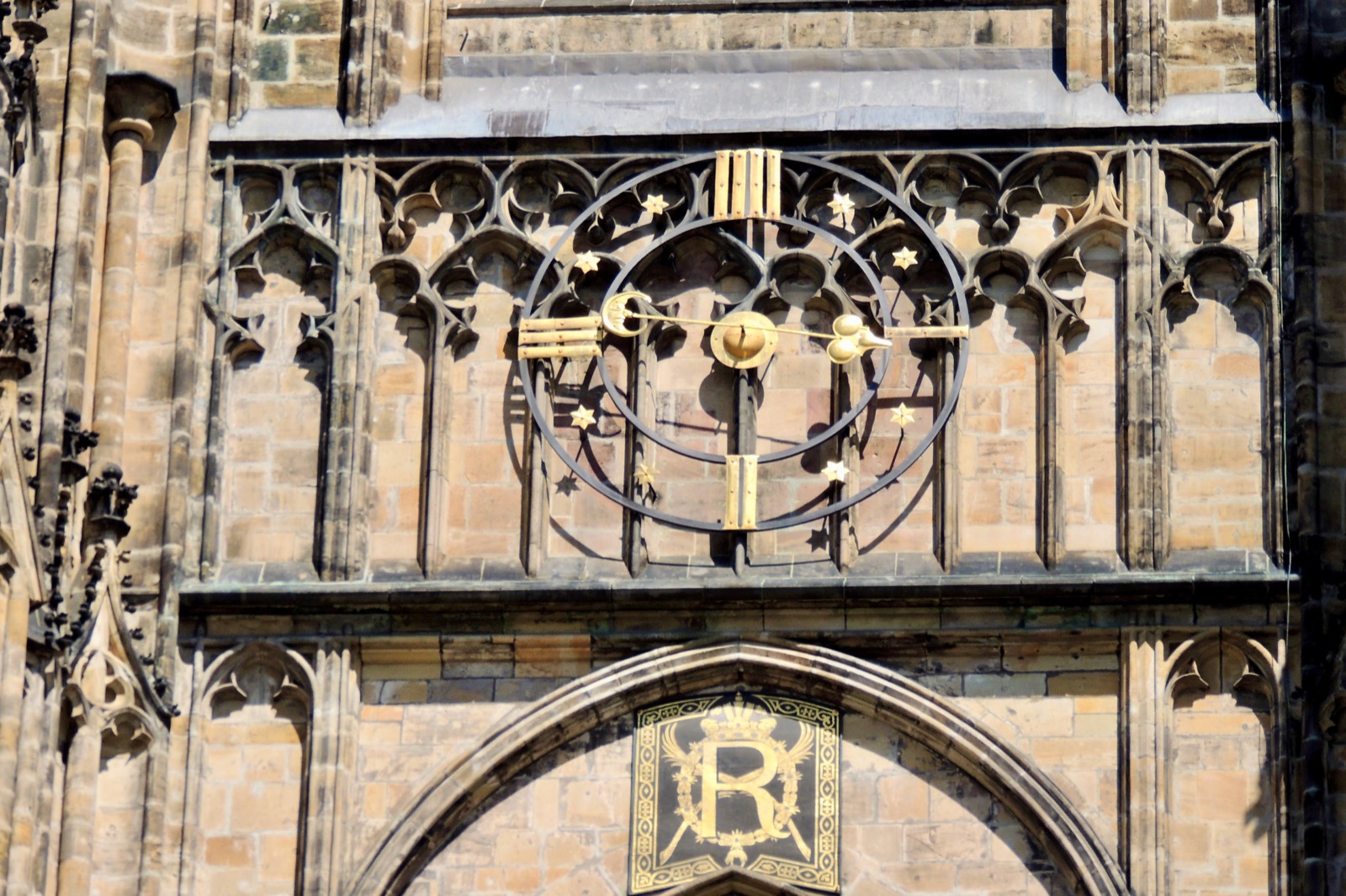 Clock in Prague, Czechia