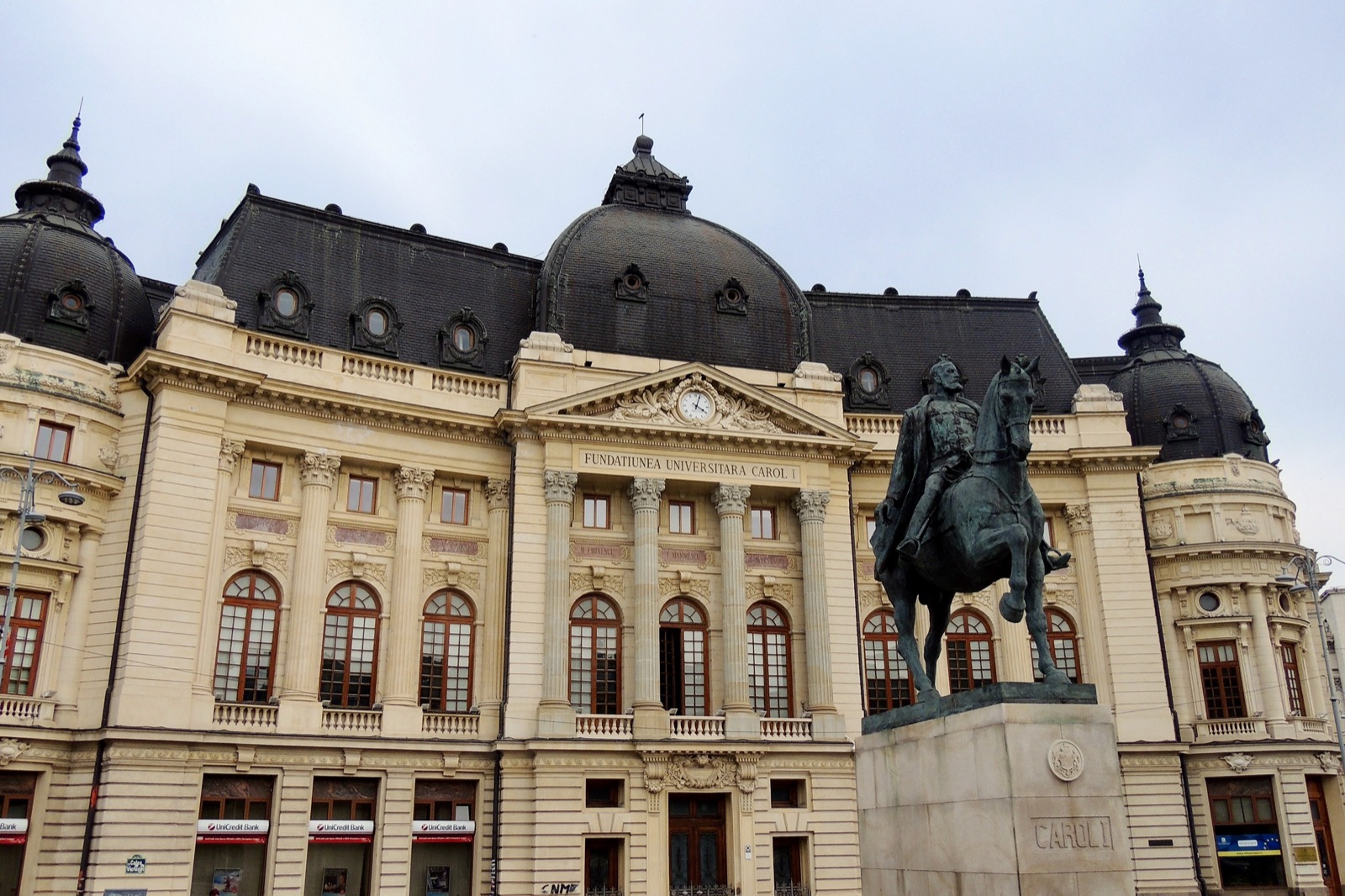Clock in Bucharest, Romania