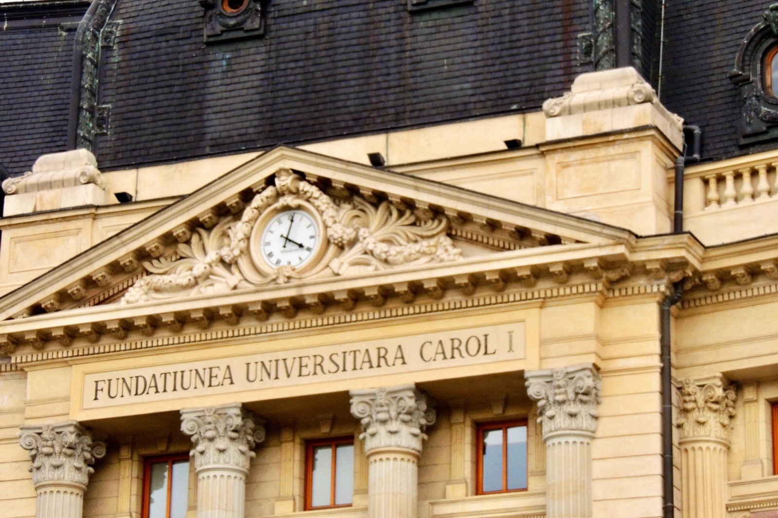 Clock in Bucharest, Romania