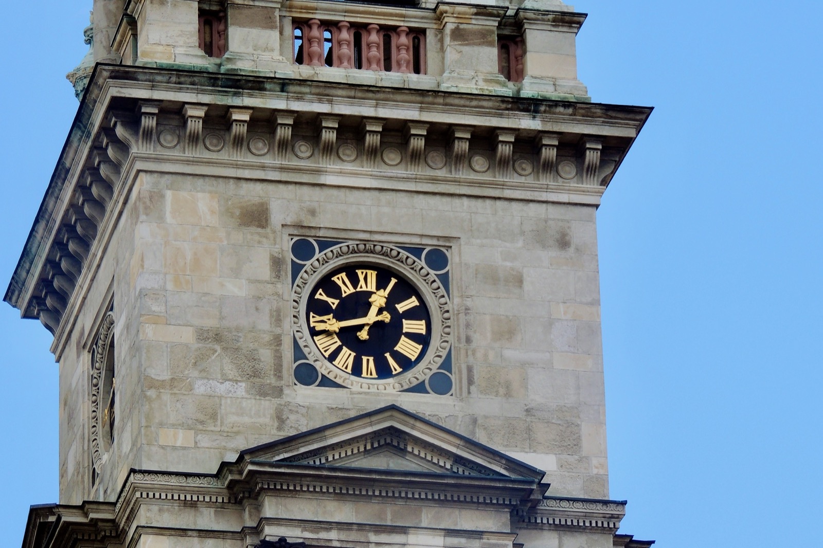 Clock in Budapest, Hungary