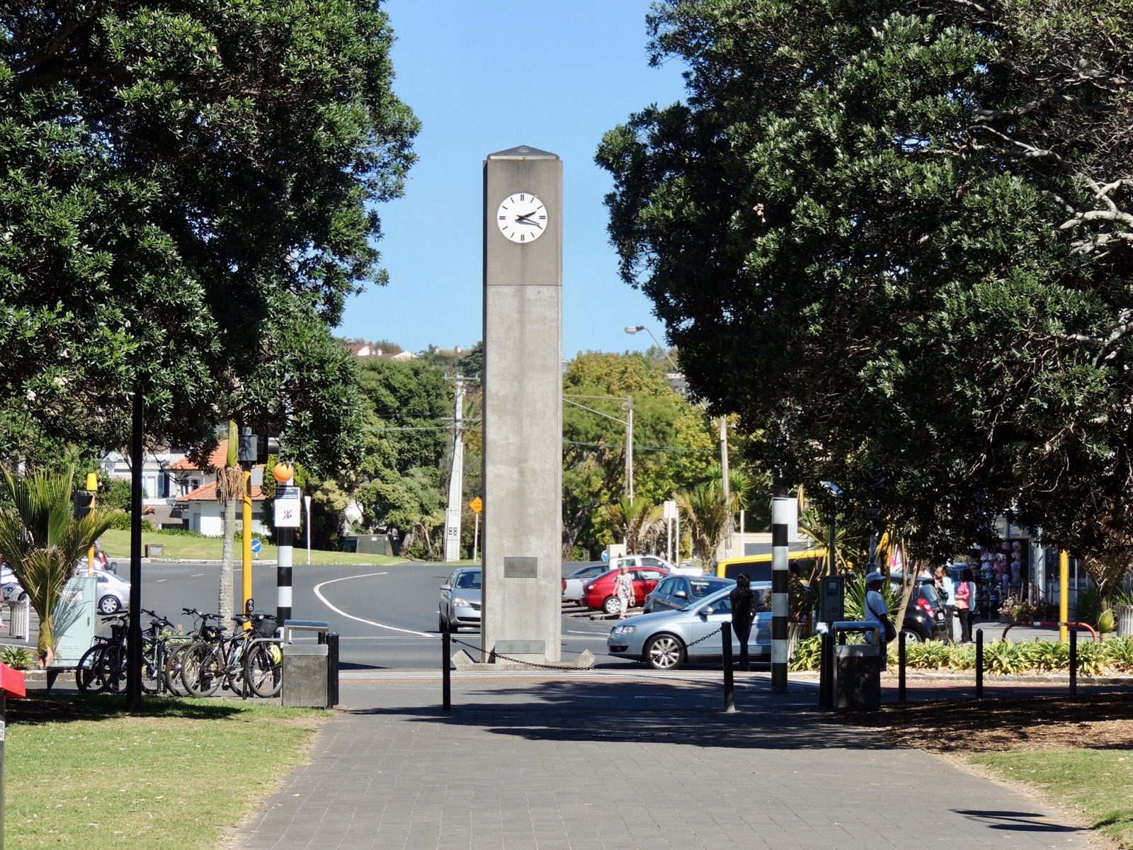 Clock in Auckland, New Zealand