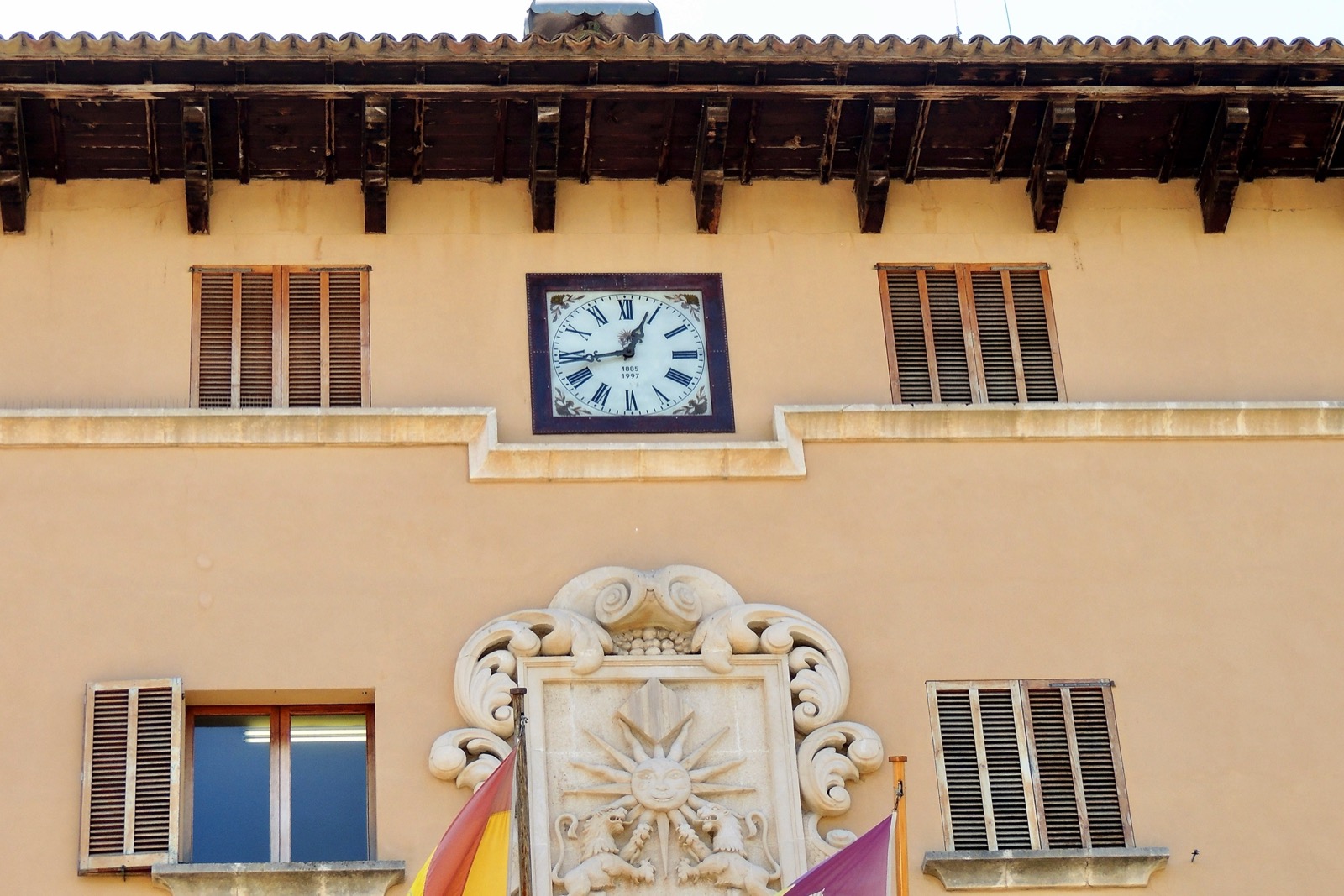 Clock in Palma, Spain