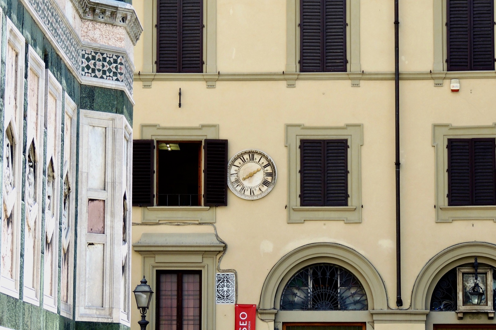 Clock in Florence, Italy