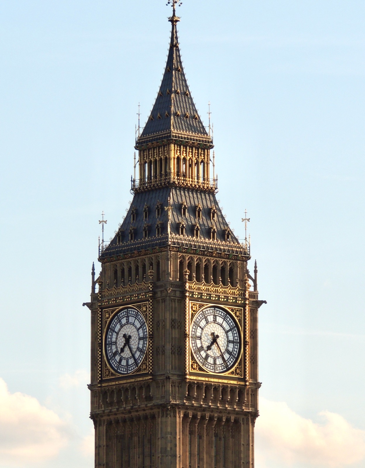 Clock in London, United Kingdom