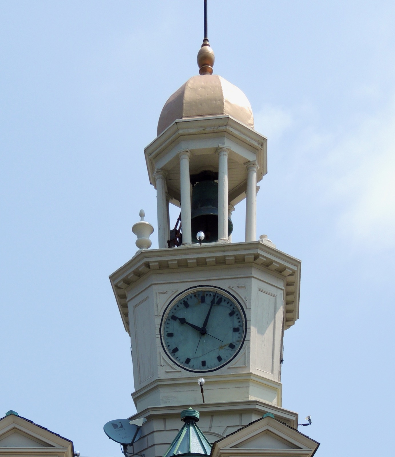 Clock in Andover, Massachusetts, USA