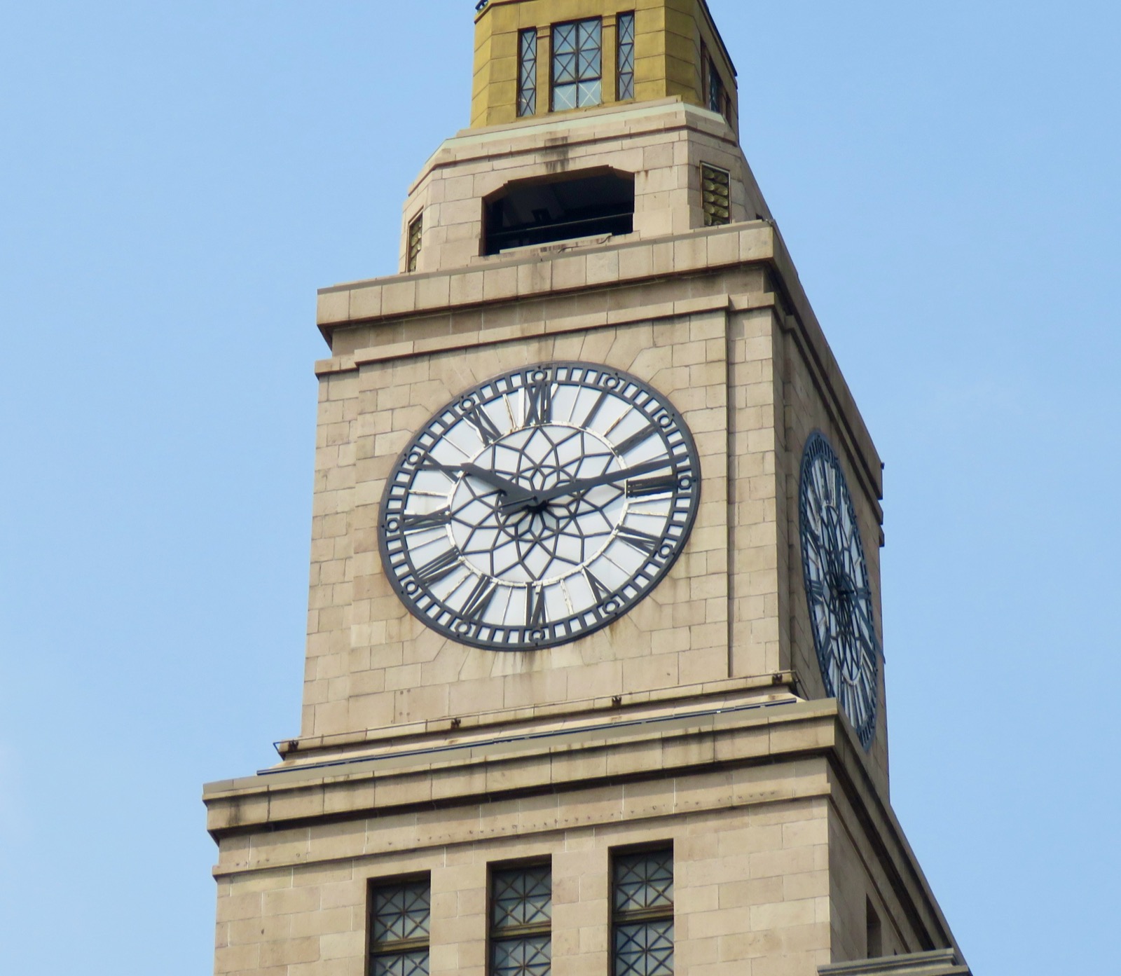 Clock in Boston, Massachusetts, USA