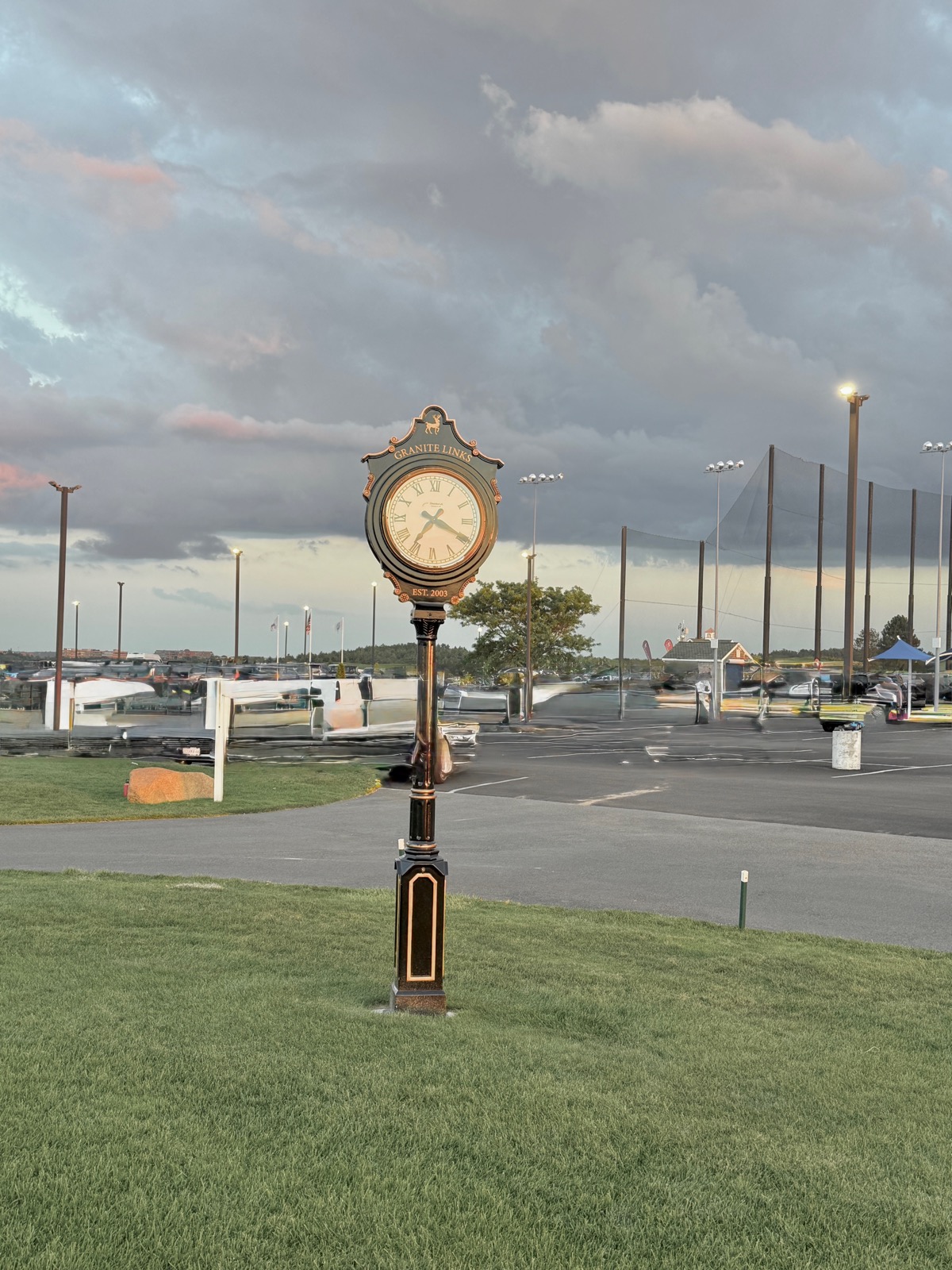 Clock in Quincy, Massachusetts, USA