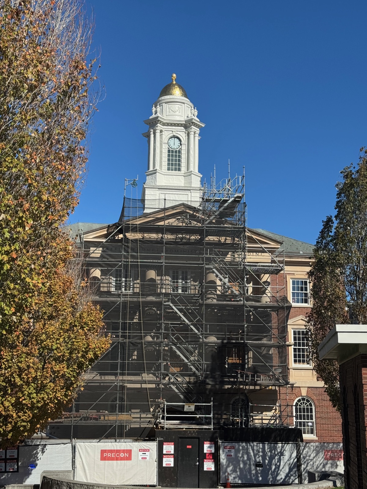 Clock in Boston, Massachusetts, USA