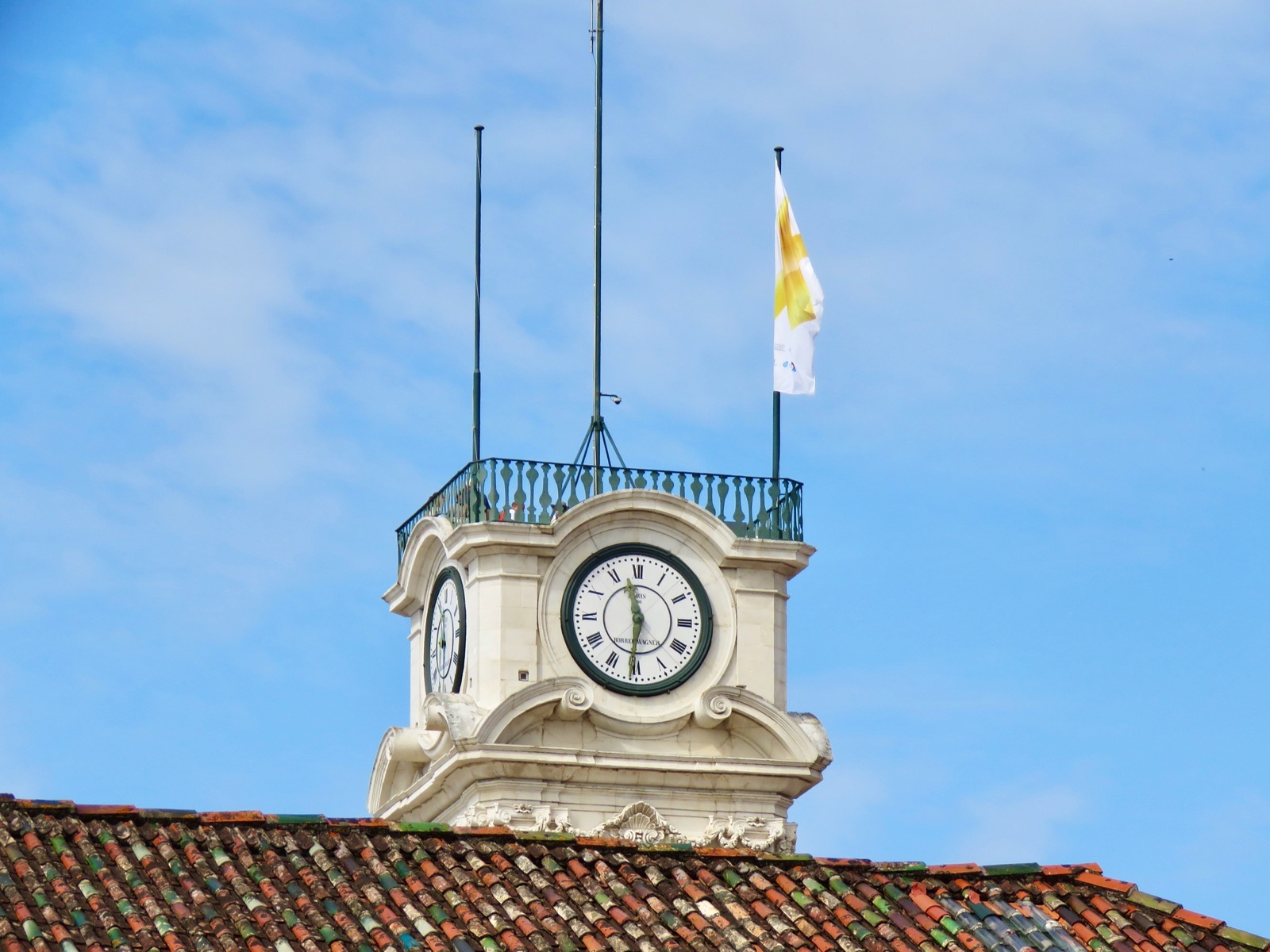 Clock in Coimbra, Portugal