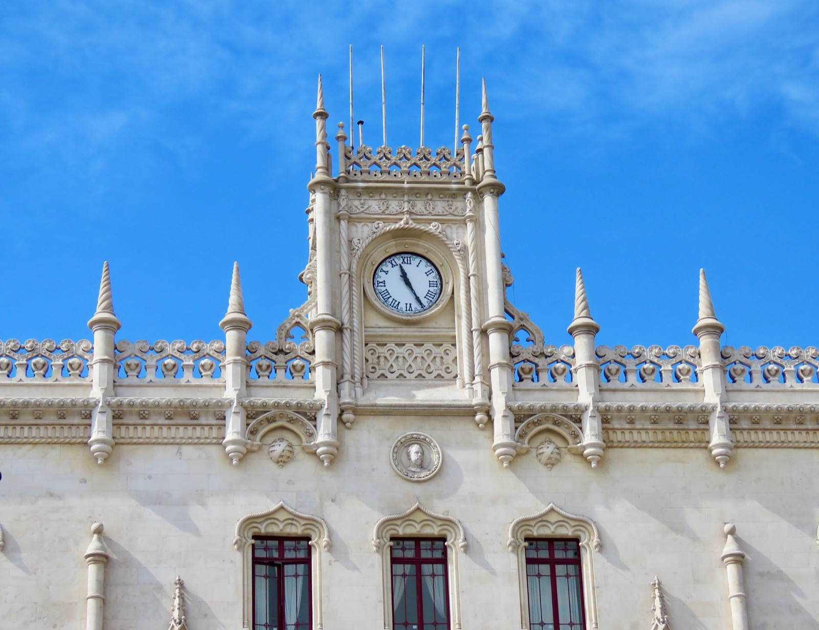 Clock in Lisbon, Portugal