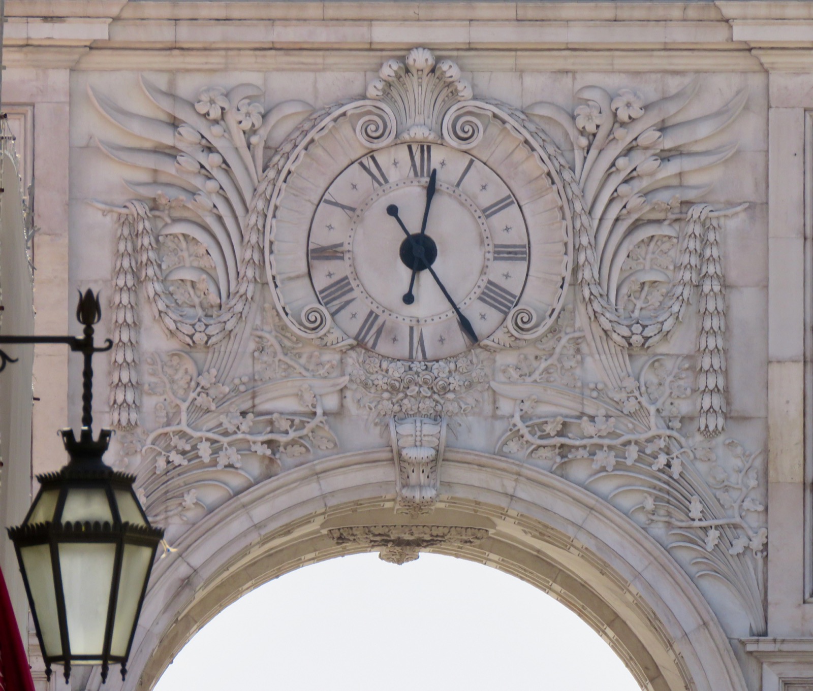 Clock in Lisbon, Portugal