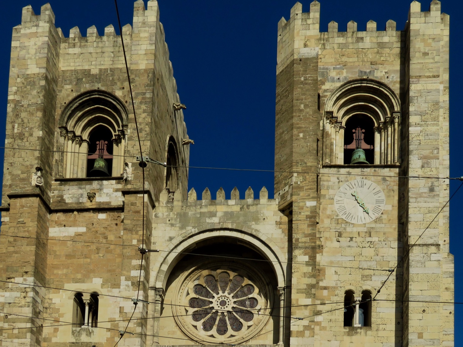 Clock in Lisbon, Portugal