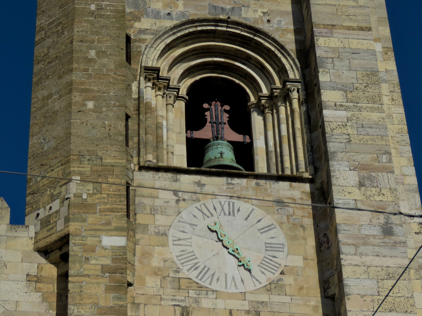 Clock in Lisbon, Portugal