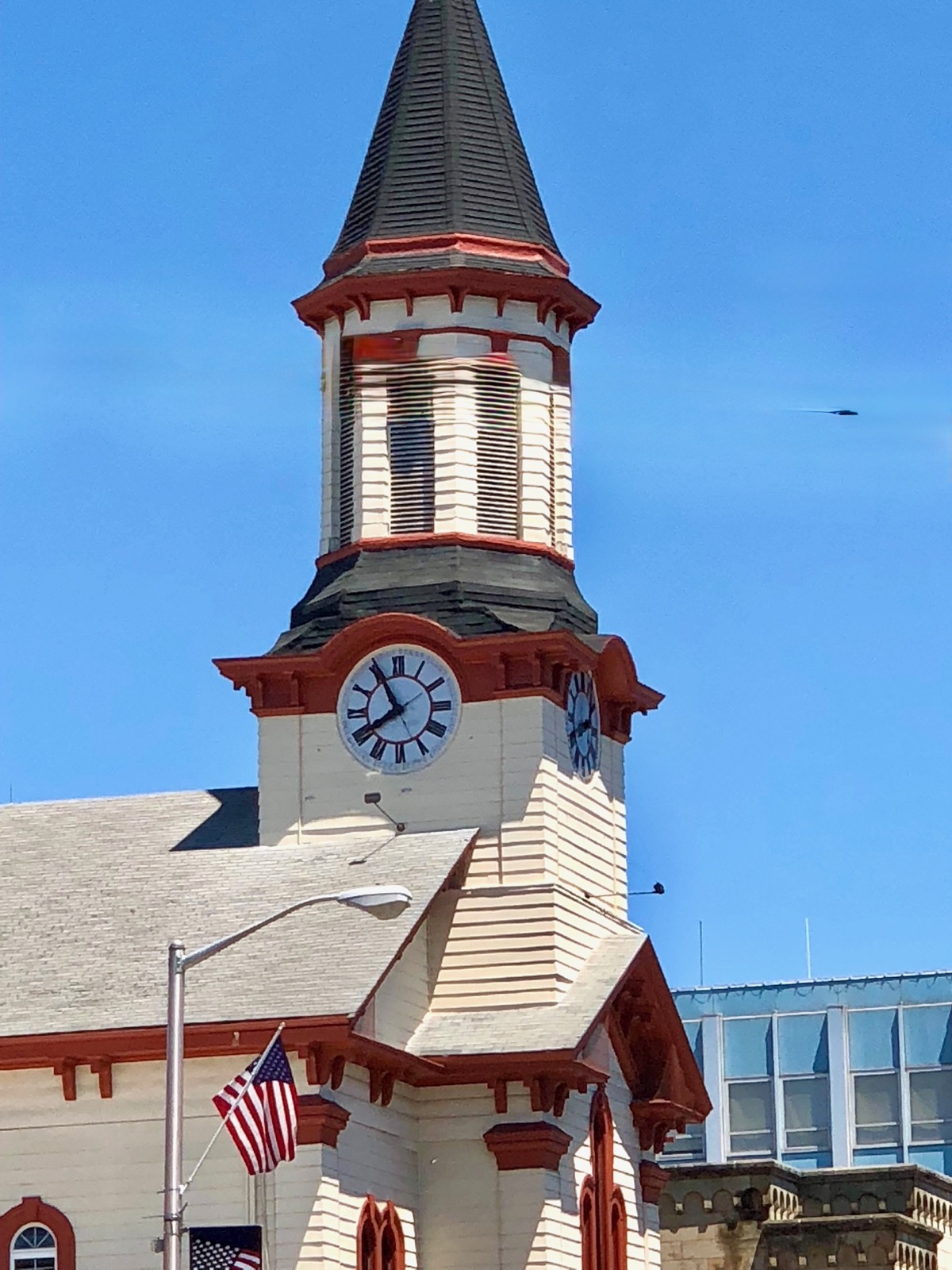 Clock in Port Townsend, Washington, USA