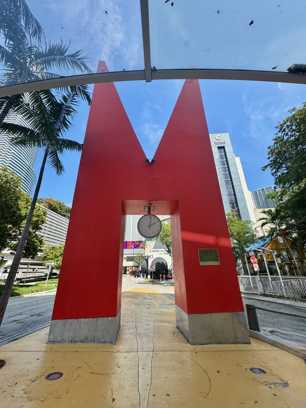 Clock in Miami, Florida, USA