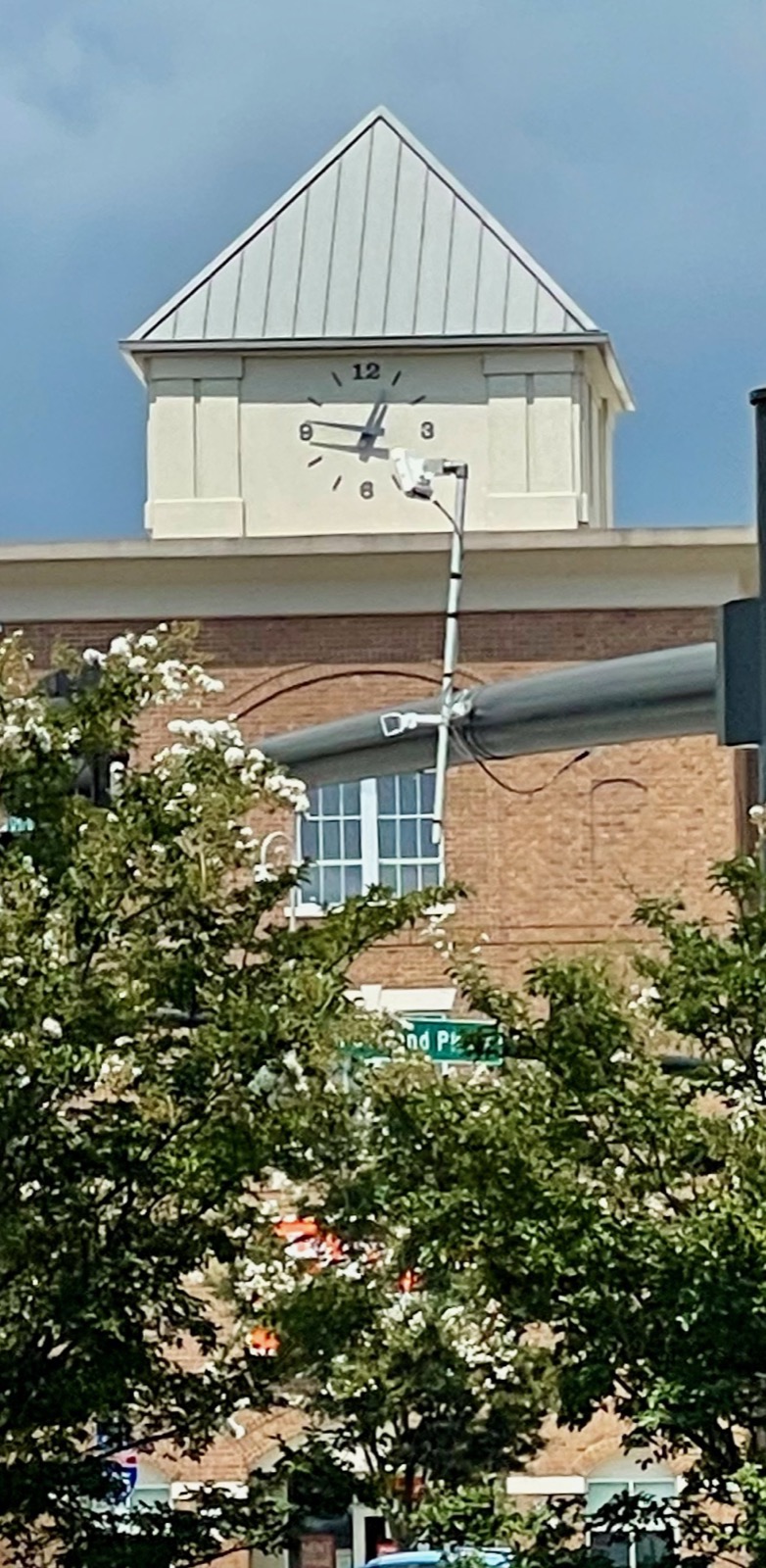 Clock in Vinings, Georgia, USA