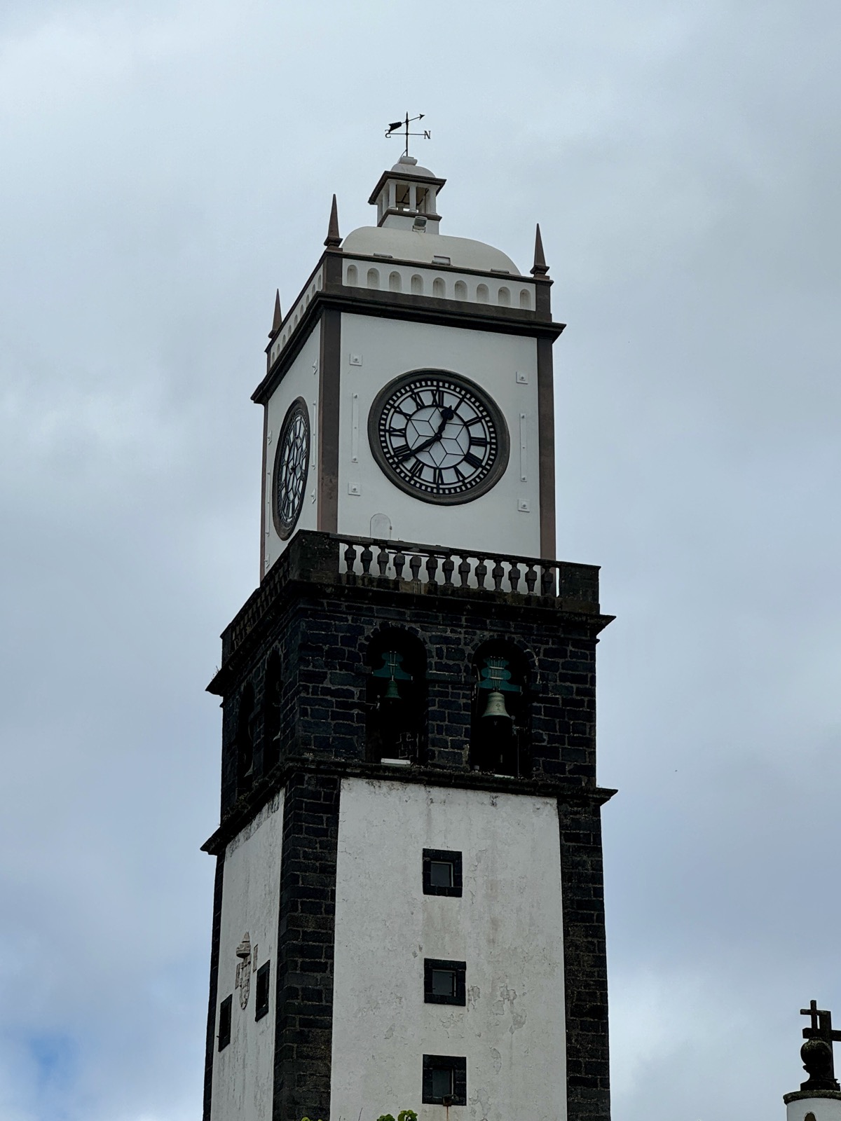 Clock in Ponta Delgada, Portugal