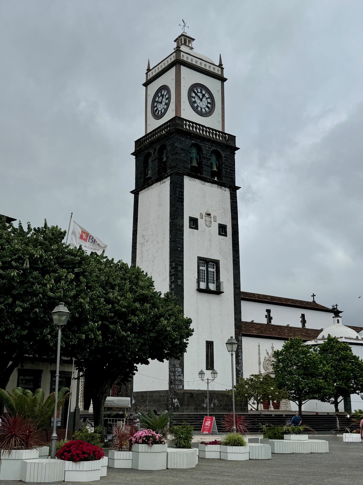 Clock in Ponta Delgada, Portugal