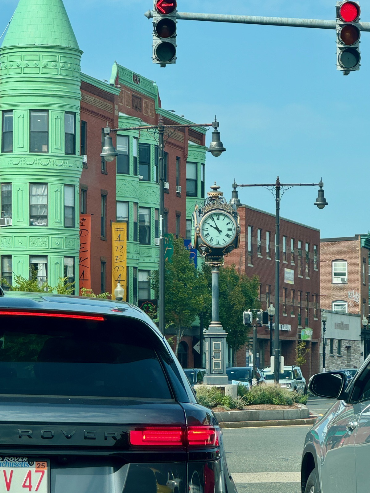 Clock in Boston, Massachusetts, USA