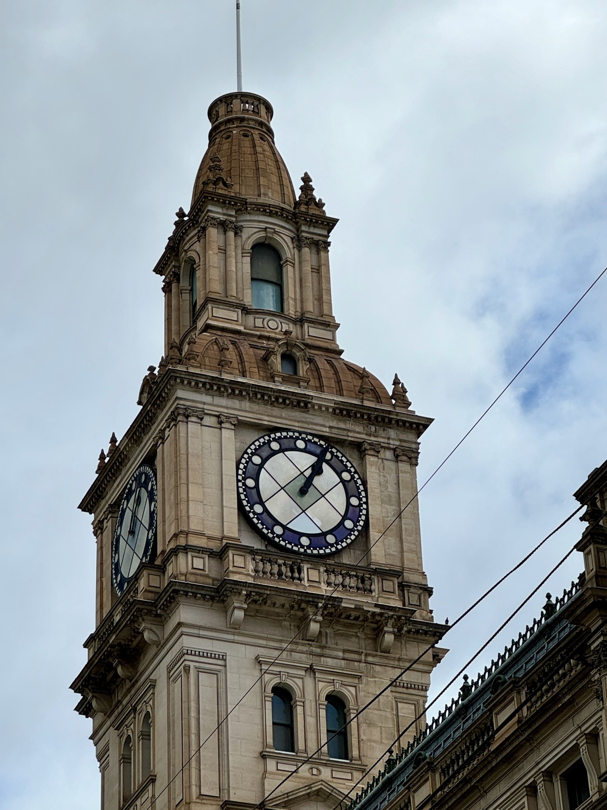 Clock in Melbourne, Australia