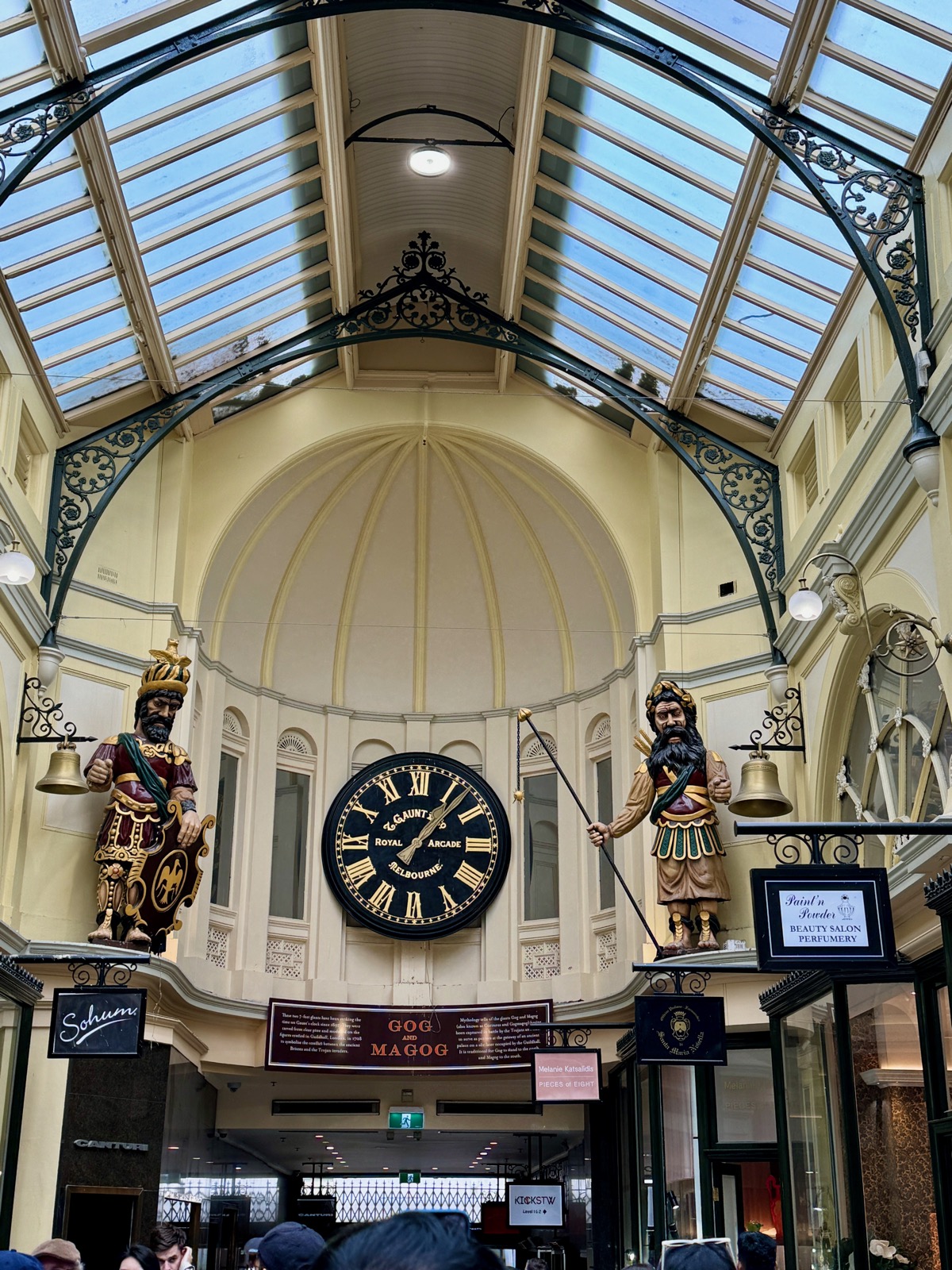 Clock in Melbourne, Australia