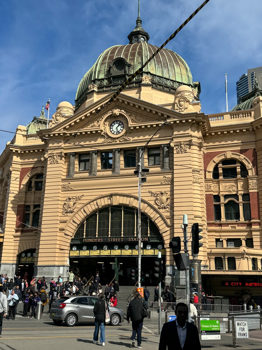Clock in Melbourne, Australia
