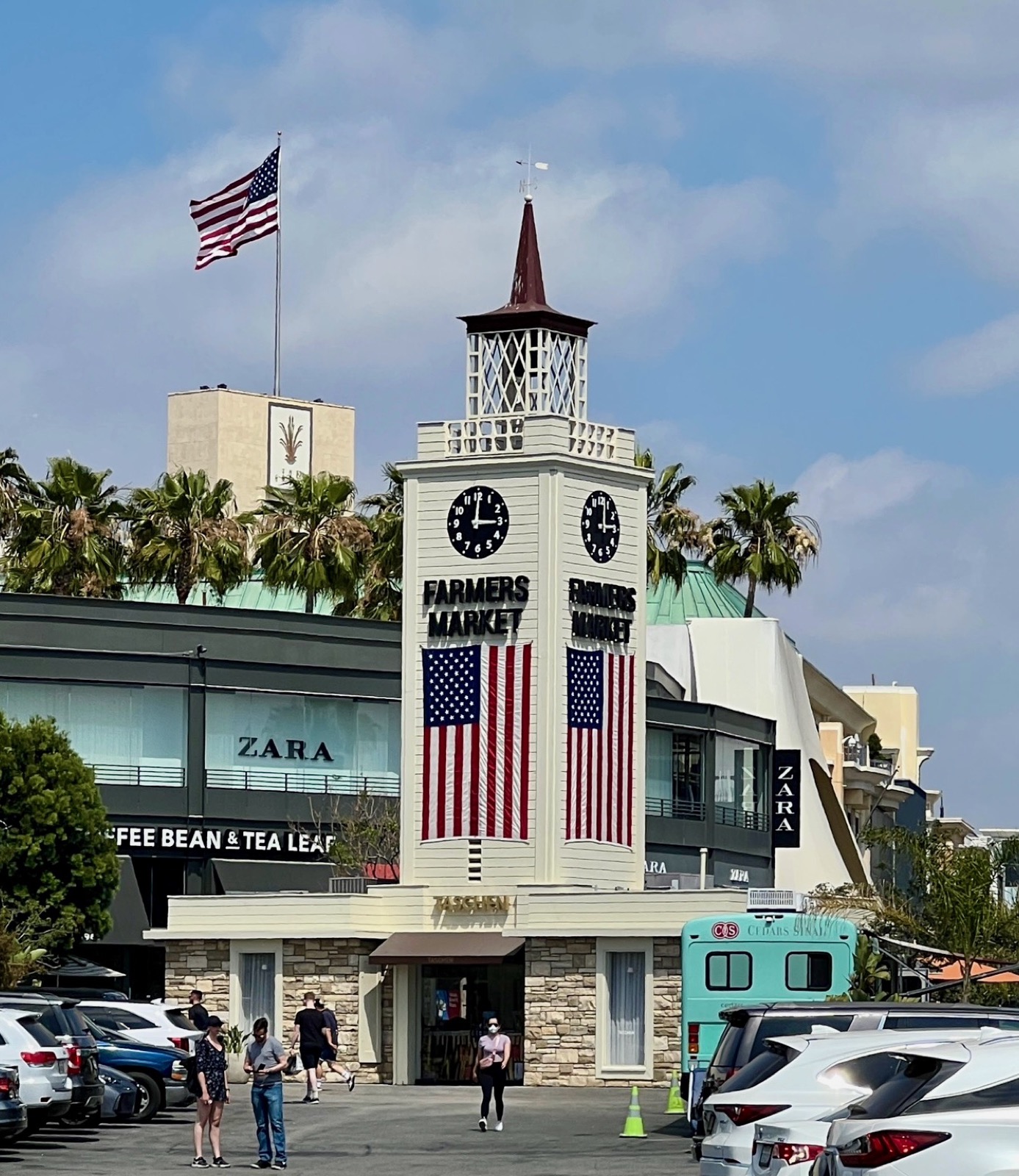 Clock in Los Angeles, California, USA