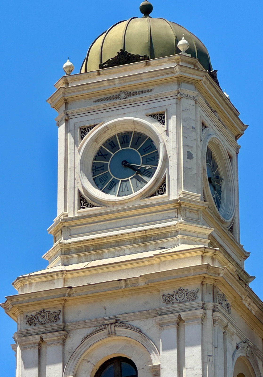 Clock in Santiago, Chile