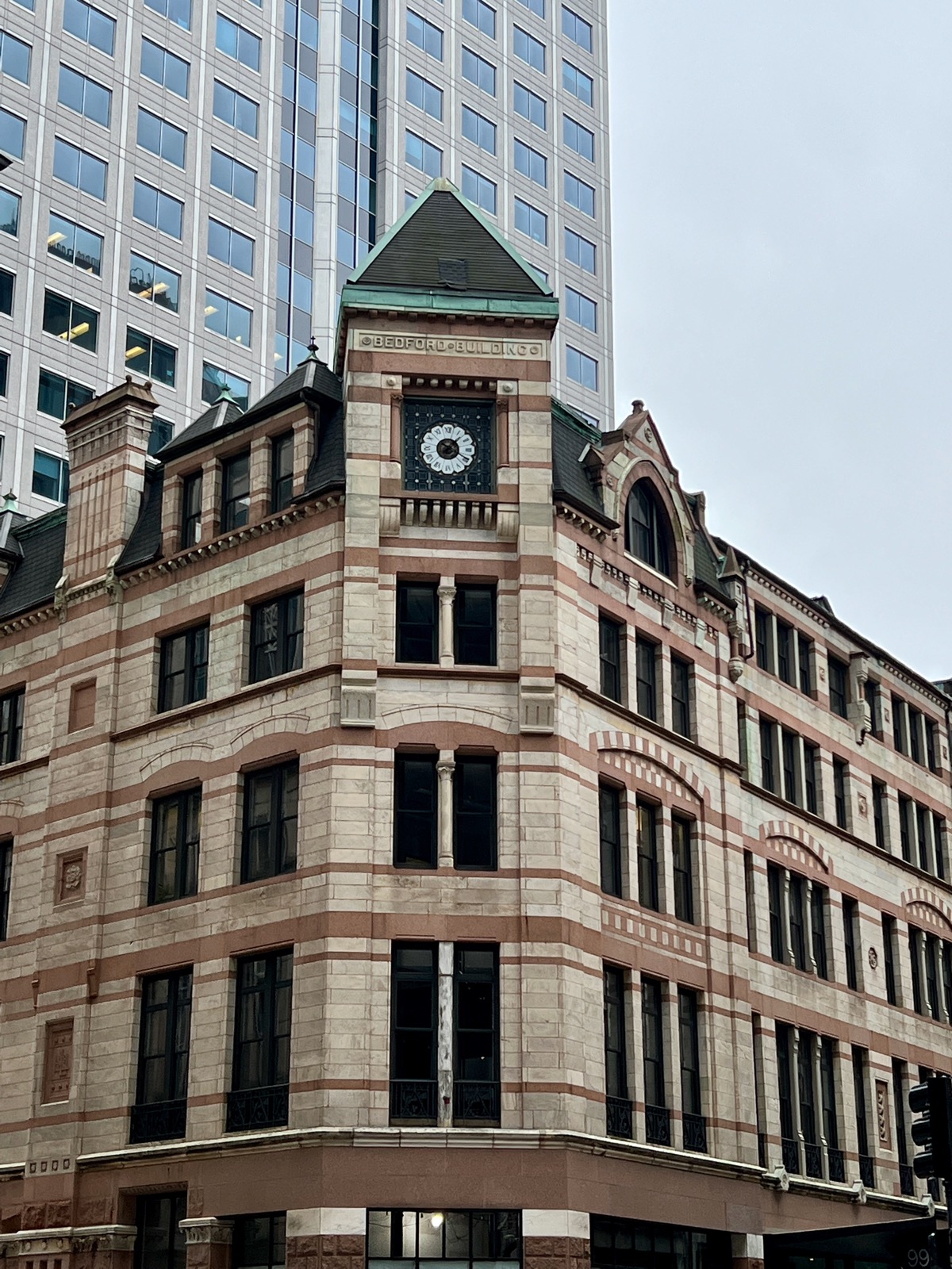 Clock in Boston, Massachusetts, USA