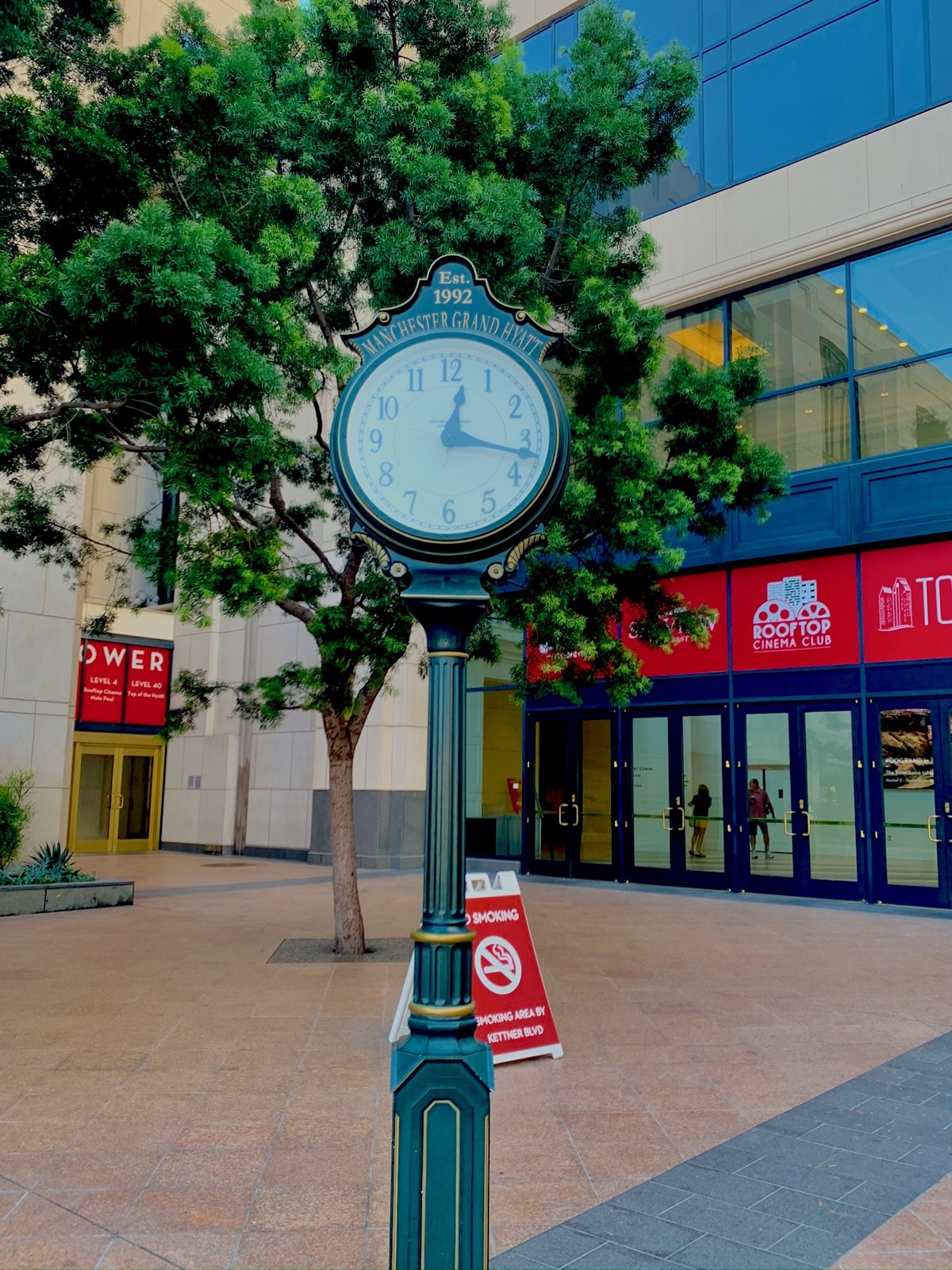 Clock in San Diego, California, USA