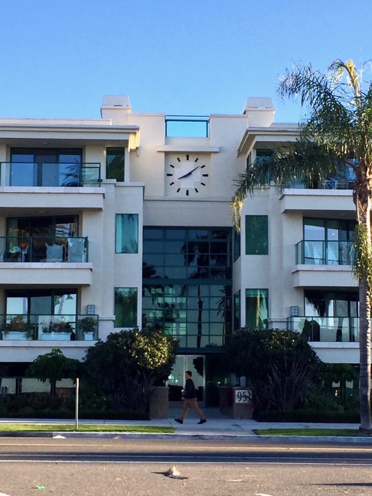 Clock in Santa Monica, California, USA