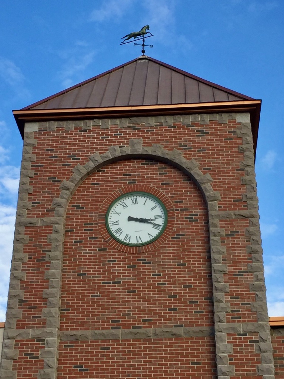 Clock in Wolfeboro, New Hampshire, USA