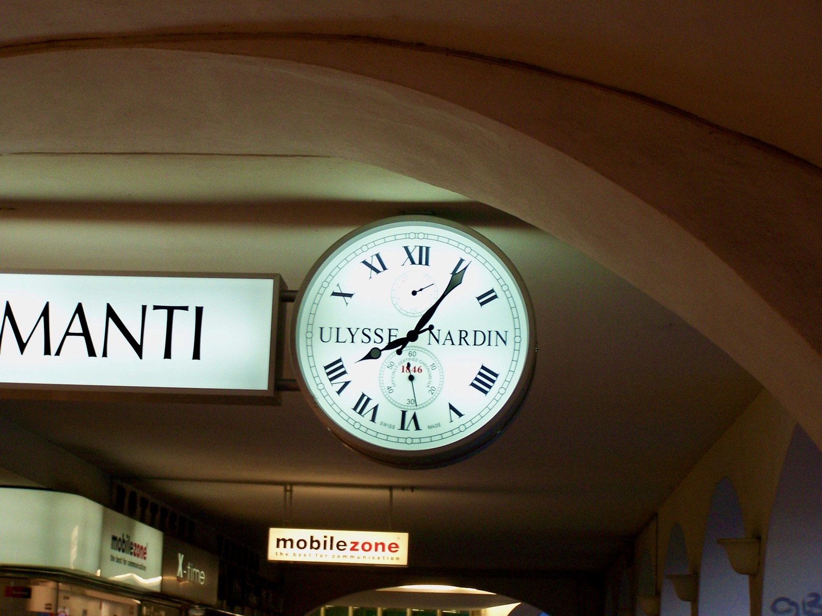 Clock in Zurich, Switzerland