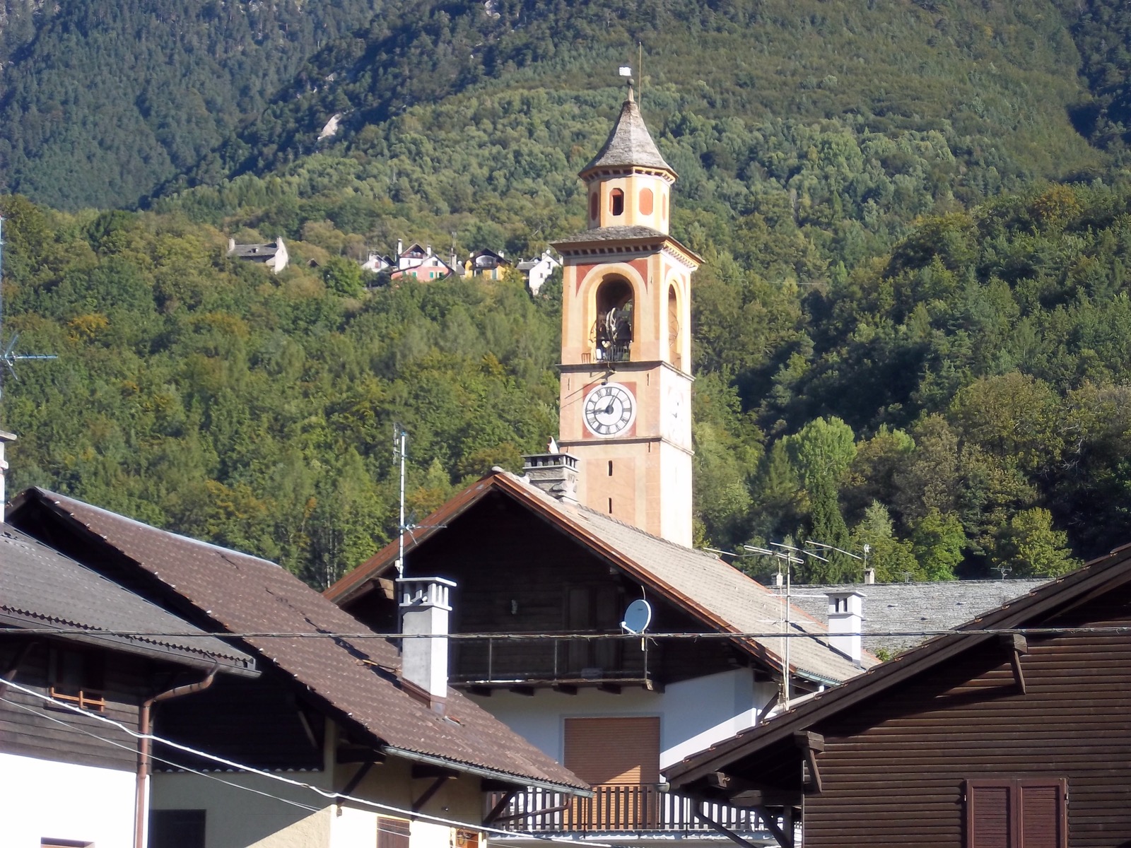 Clock in Domodossola, Italy
