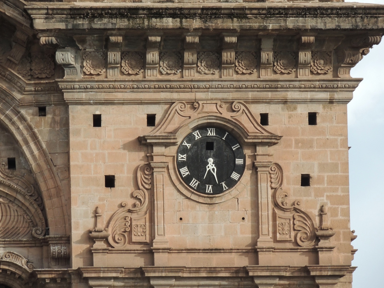 Clock in Cusco, Peru